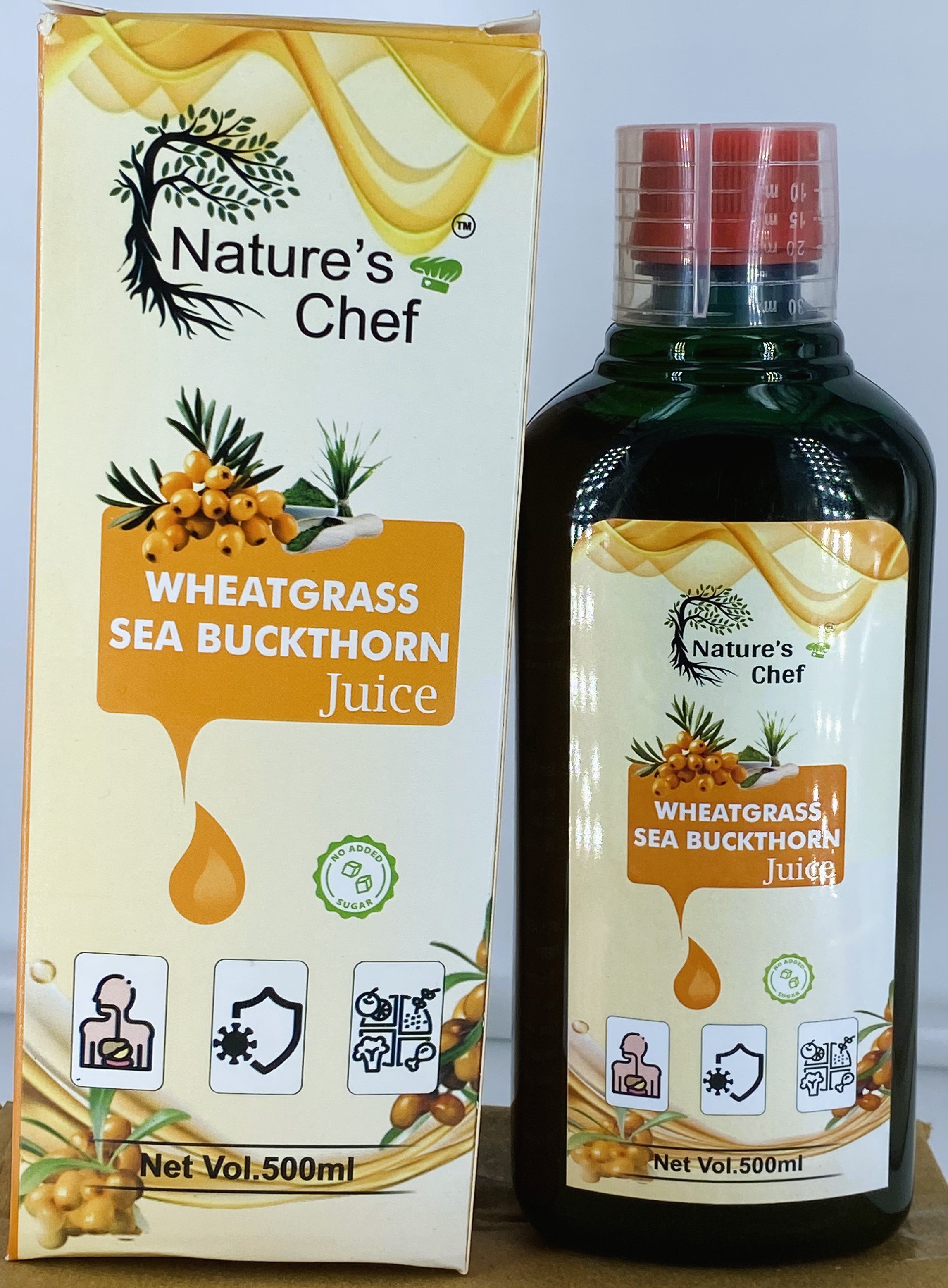 Nature’s Chef Wheatgrass Sea Buckthorn Juice