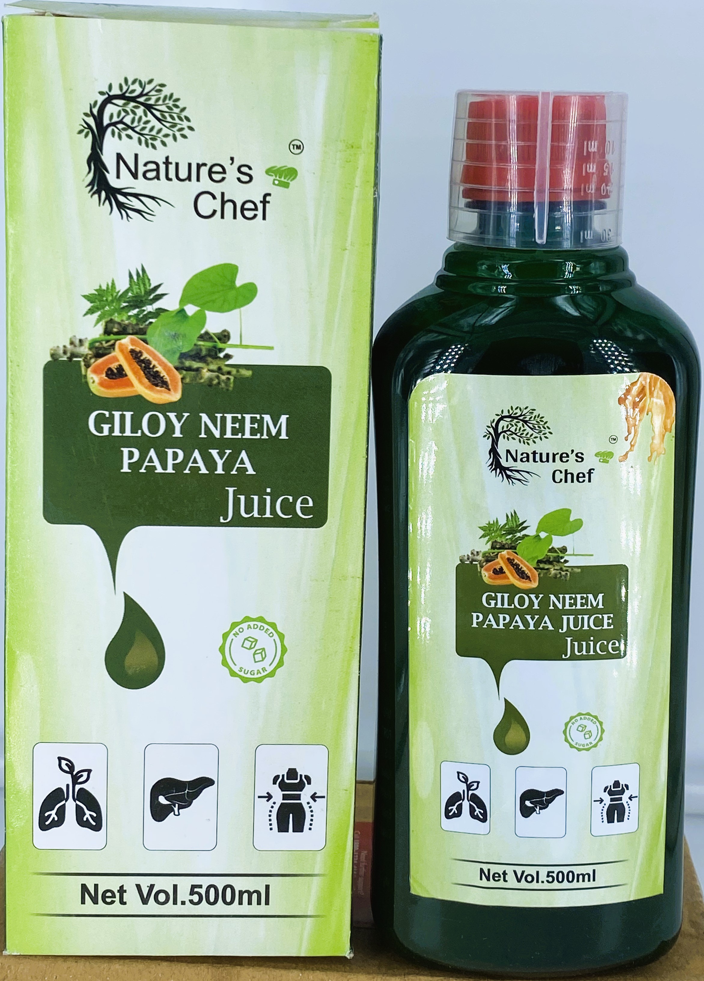 Nature's Chef Giloy Neem Papaya Juice