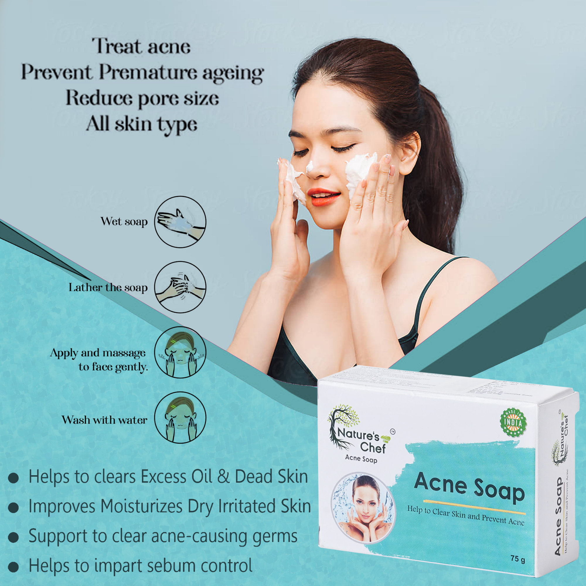 Nature's Chef Acne Soap