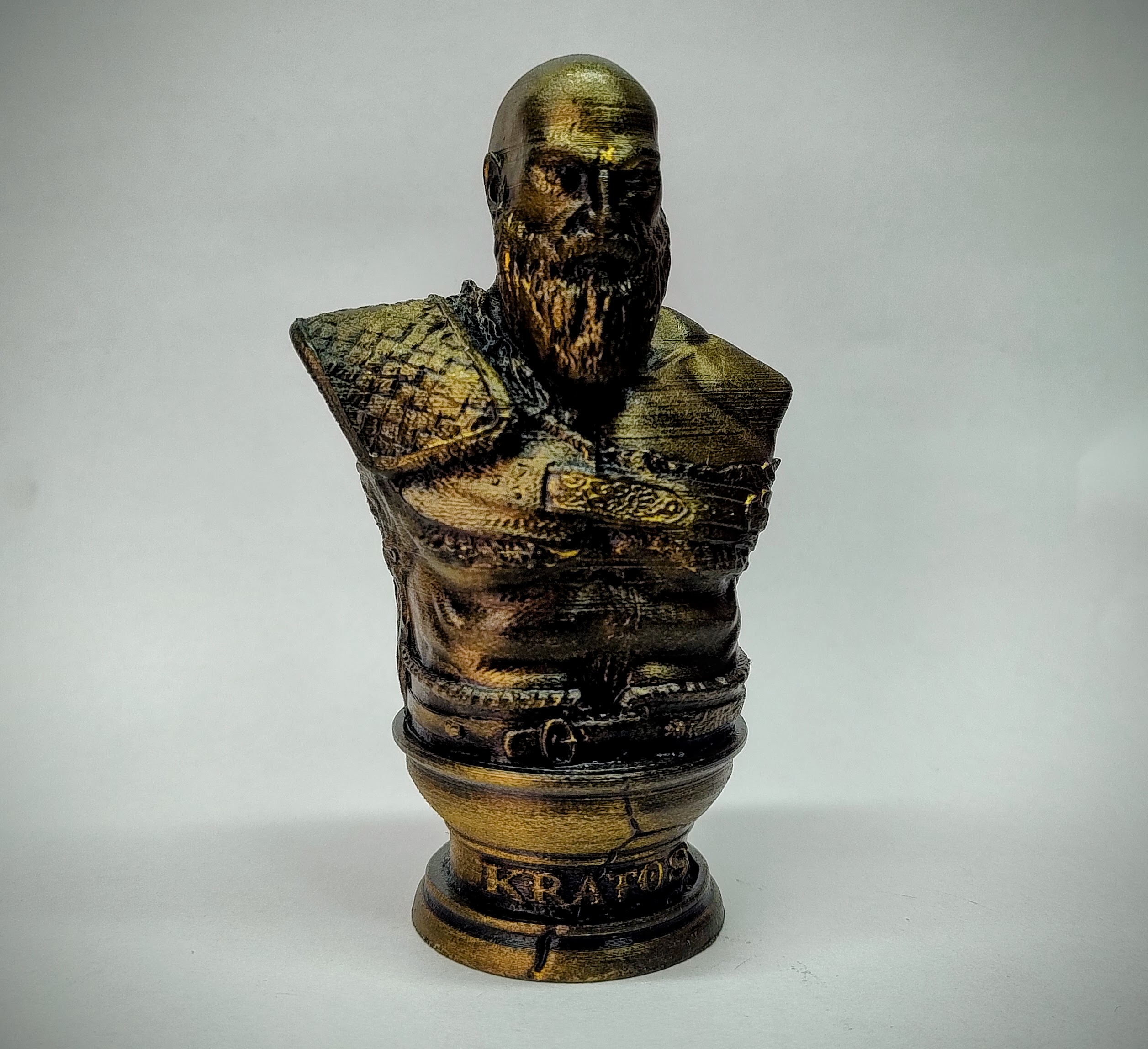 Estátua Bust Kratos - 120mm