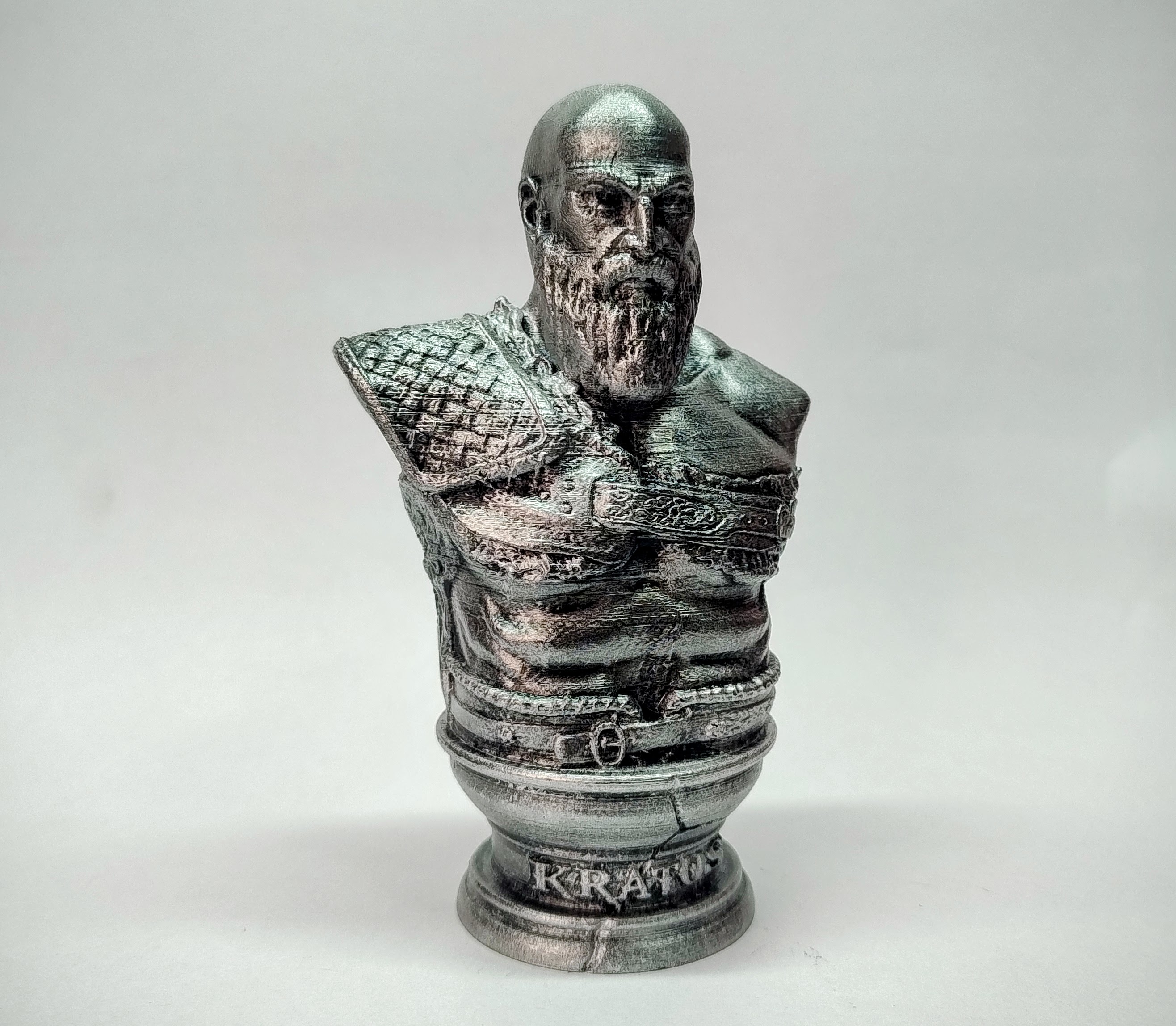 Estátua Bust Kratos - 120mm