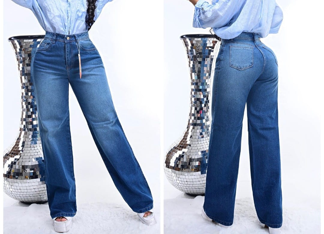 Jeans de pierna ancha