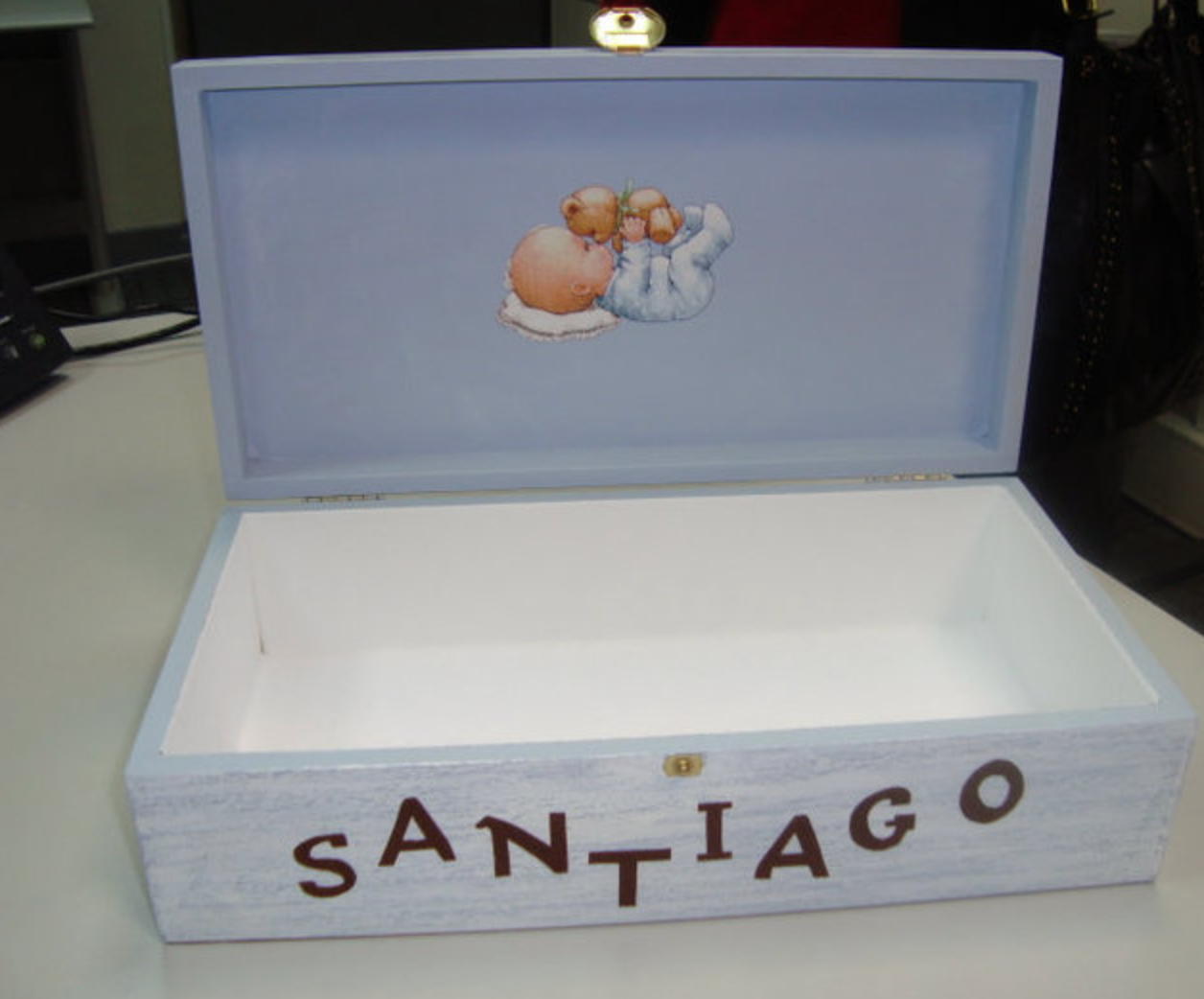 Caixa de recordações personalizada