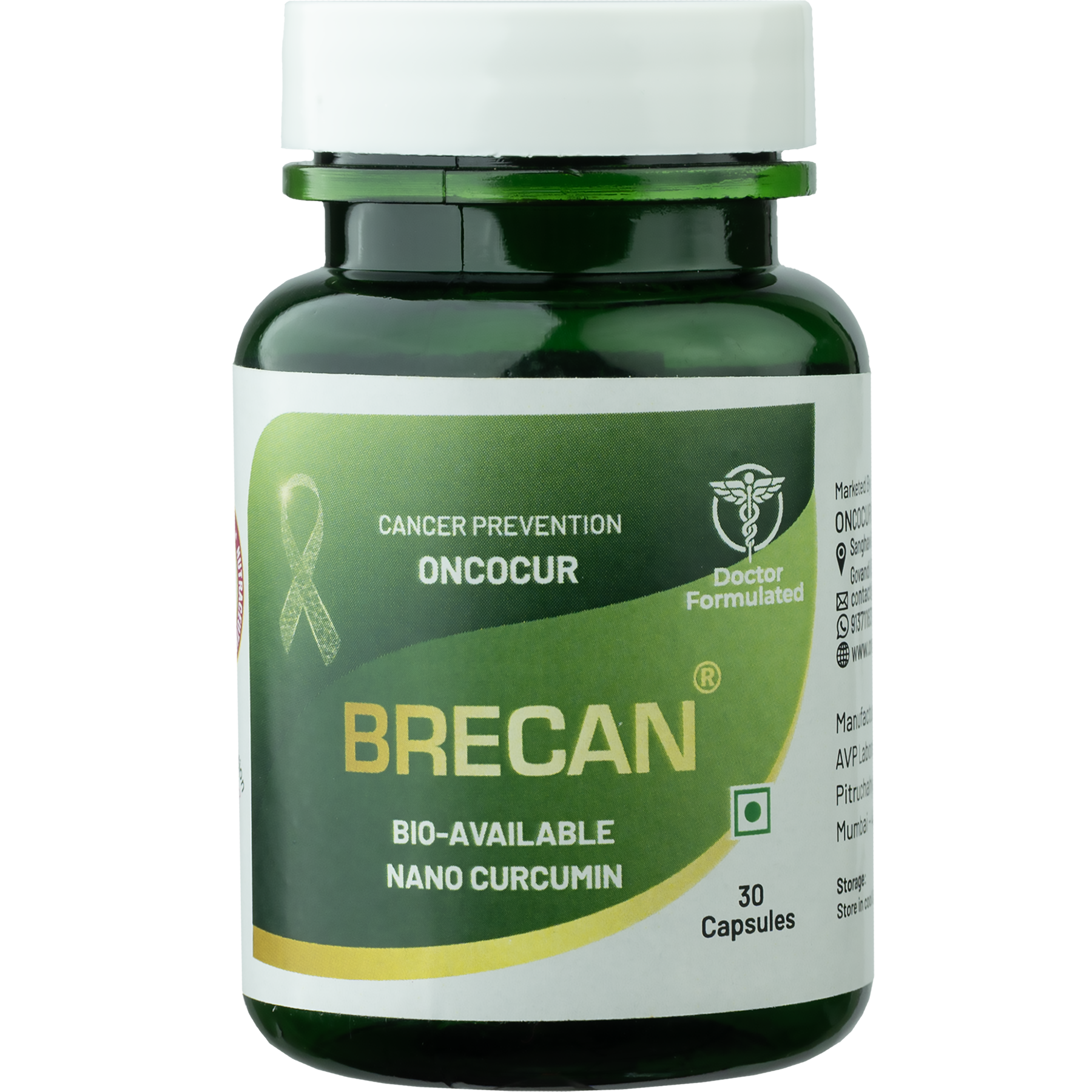 BRECAN Nano Curcumin Supplement