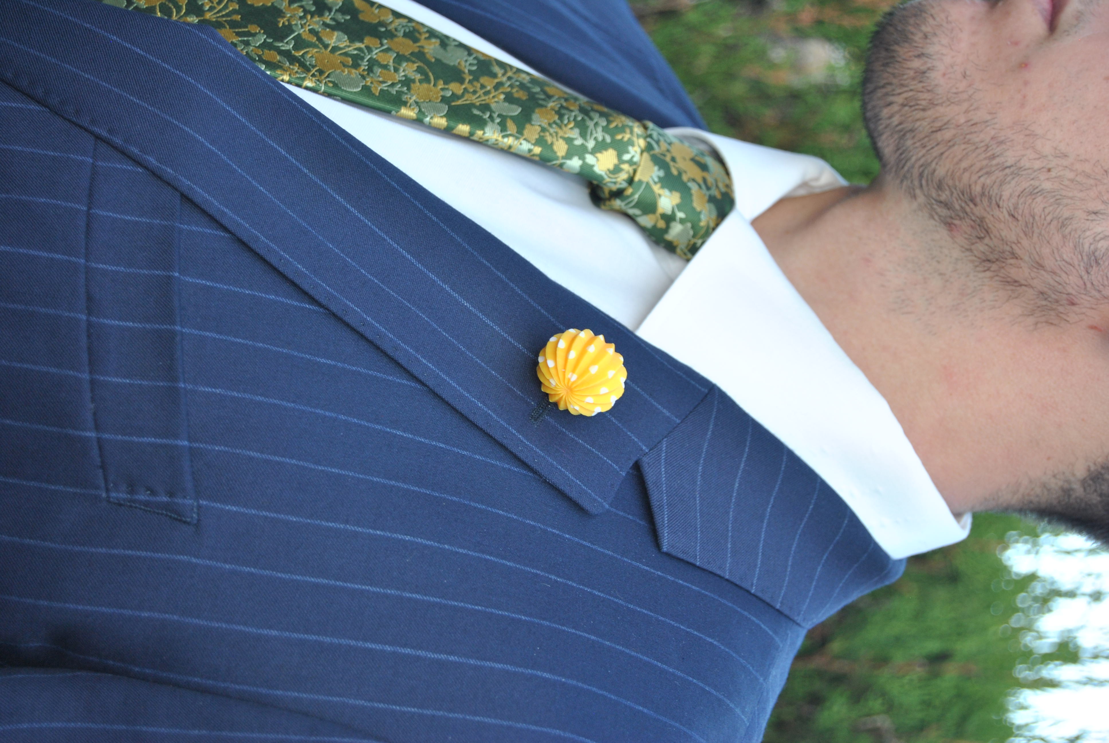 Farolillo – Amarillo con lunares blancos