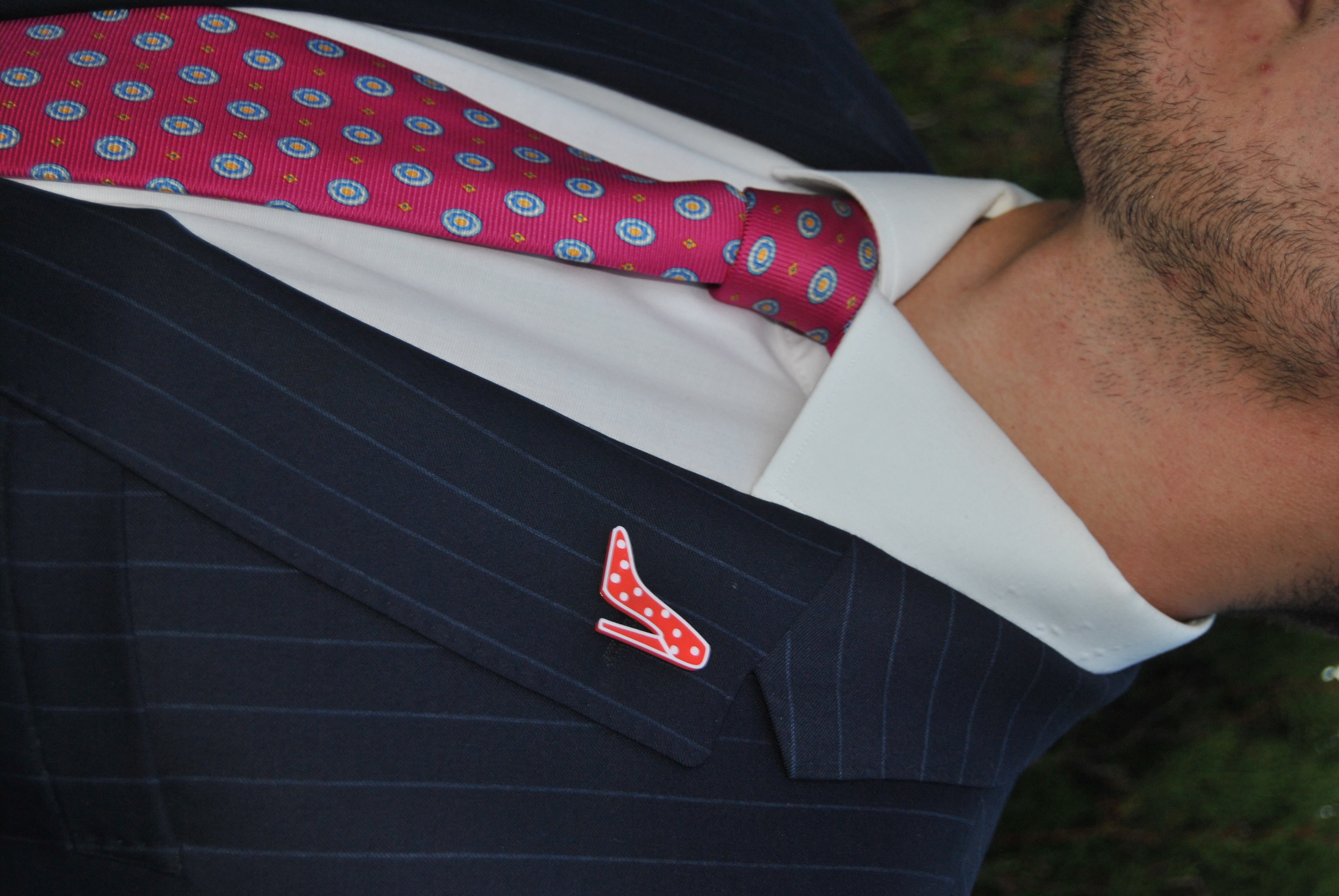 Tacón – Rojo con lunares blancos