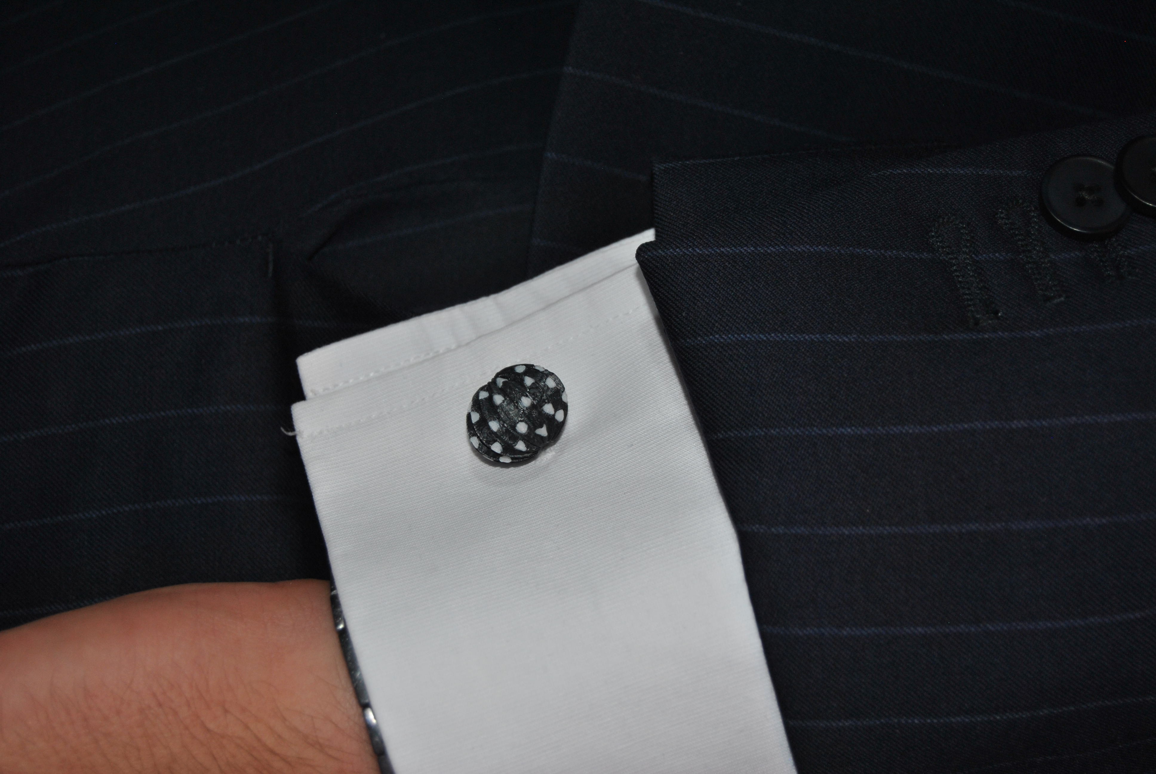 Gemelos de farolillo – Negros con lunares blancos