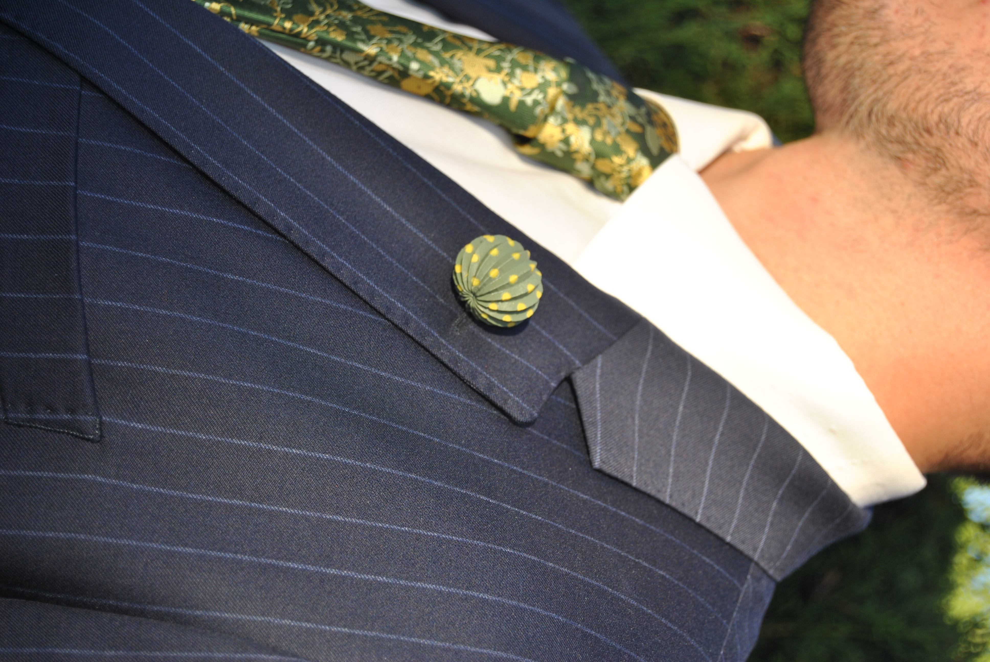 Farolillo – Verde cacería con lunares amarillos