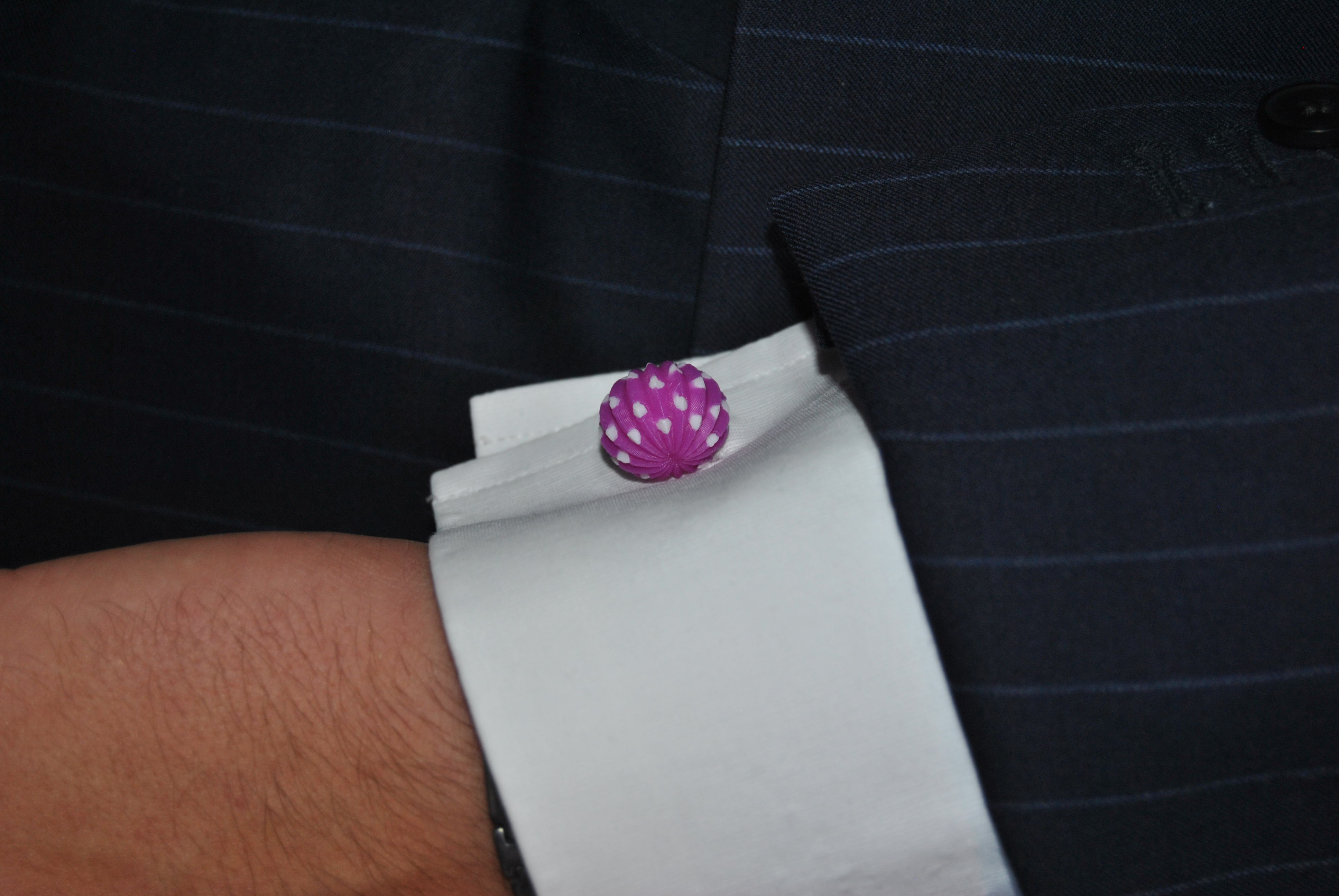 Gemelos de farolillo – Rosas con lunares blancos