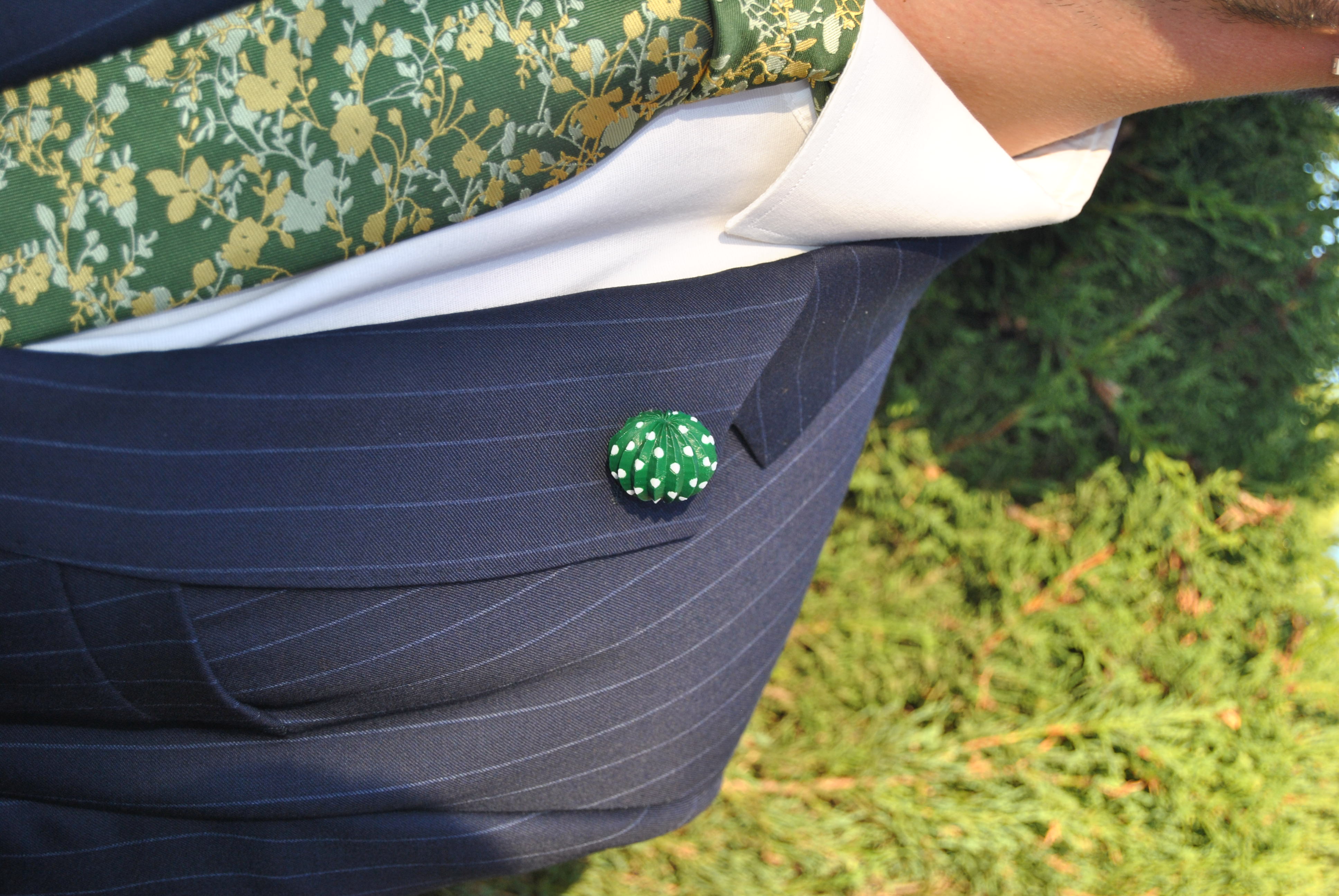 Farolillo – Verde con lunares blancos