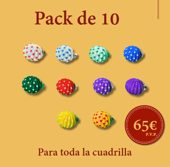 Pack de 10 Farolillos de Feria Variados