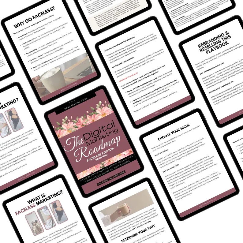 Digital Marketing PLR eBook | Canva Editable Template | Online Business Growth and Marketing Strategy Guide | Social Media & Email Marketing