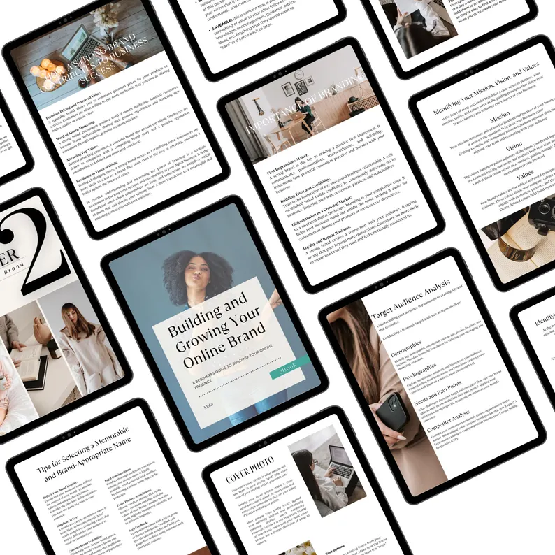 Personal Branding PLR eBook | Canva Editable Template | Online Branding & Digital Marketing Guide | Build Your Brand and Business Growth