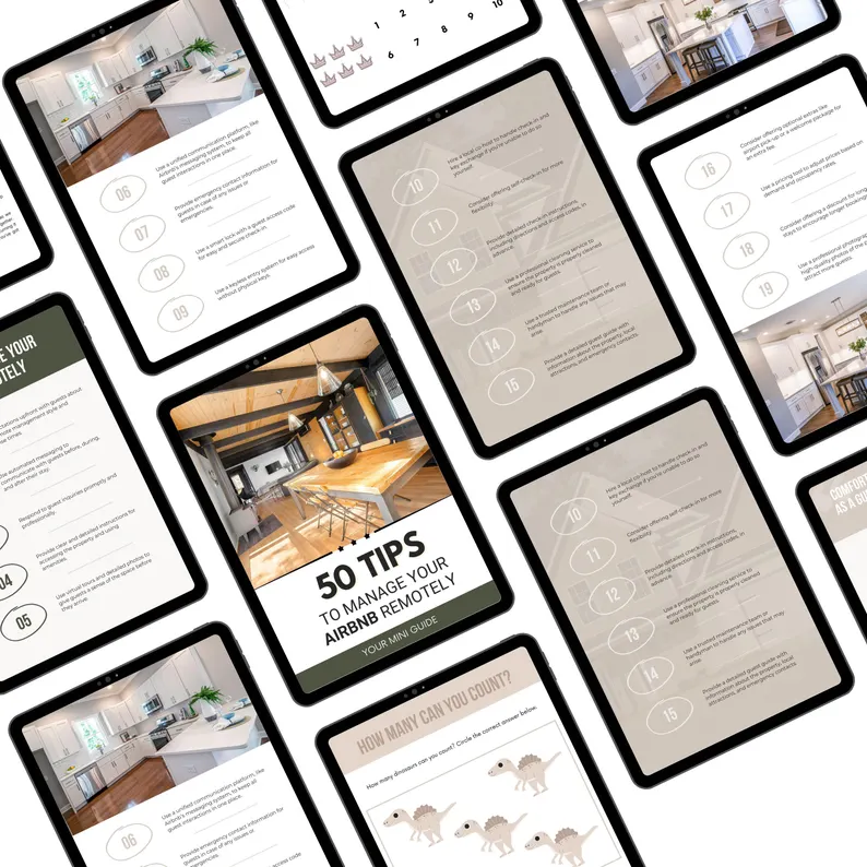 Airbnb Hosting PLR eBook | Editable Canva Template | Vacation Rental Guide | Property Management & Passive Income Digital Product