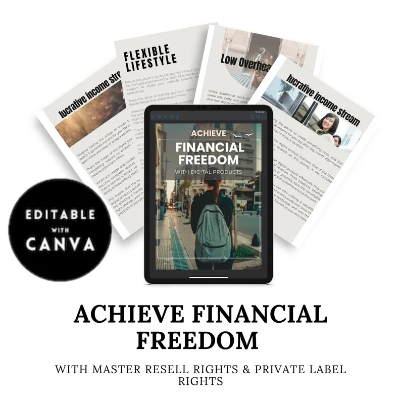 Passive Income PLR eBook | Canva Editable| Make Money Online Guide for Side Hustles & Online Business | Digital Download Resell Rights