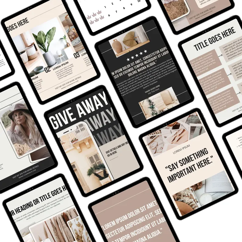Facebook Post Templates PLR | Editable Canva Templates | Social Media Marketing Content Ideas | Digital Product for Entrepreneurs