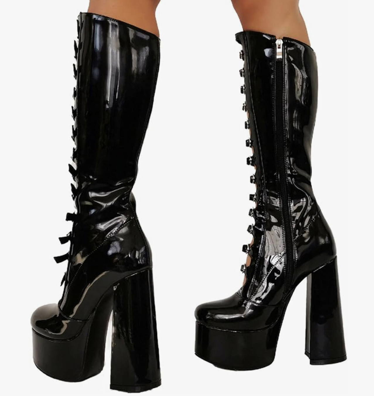 Platform High Heel Boots