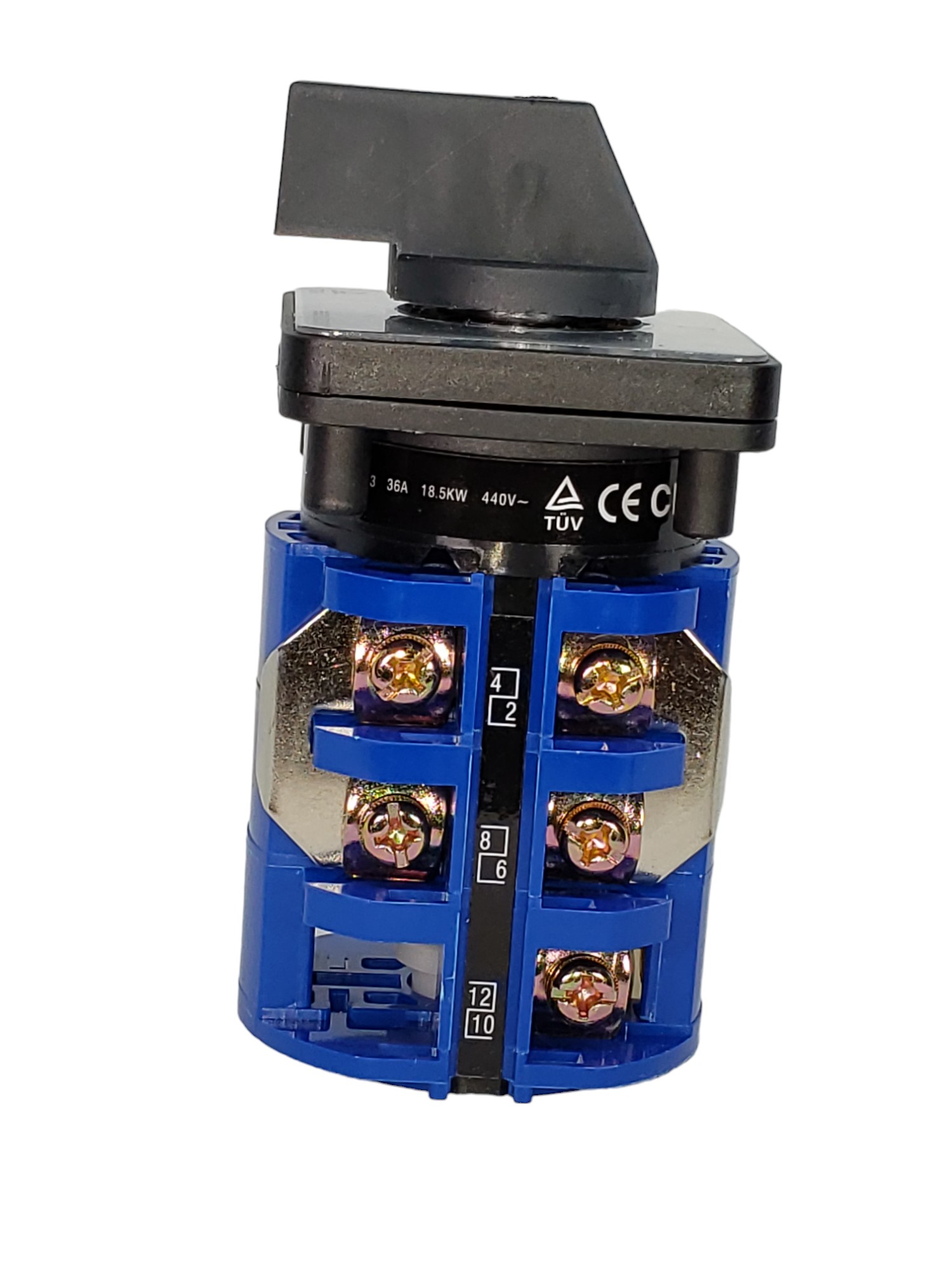 Selector Reversible 3 Posiciones 1-0-1 Para 63 Amperes