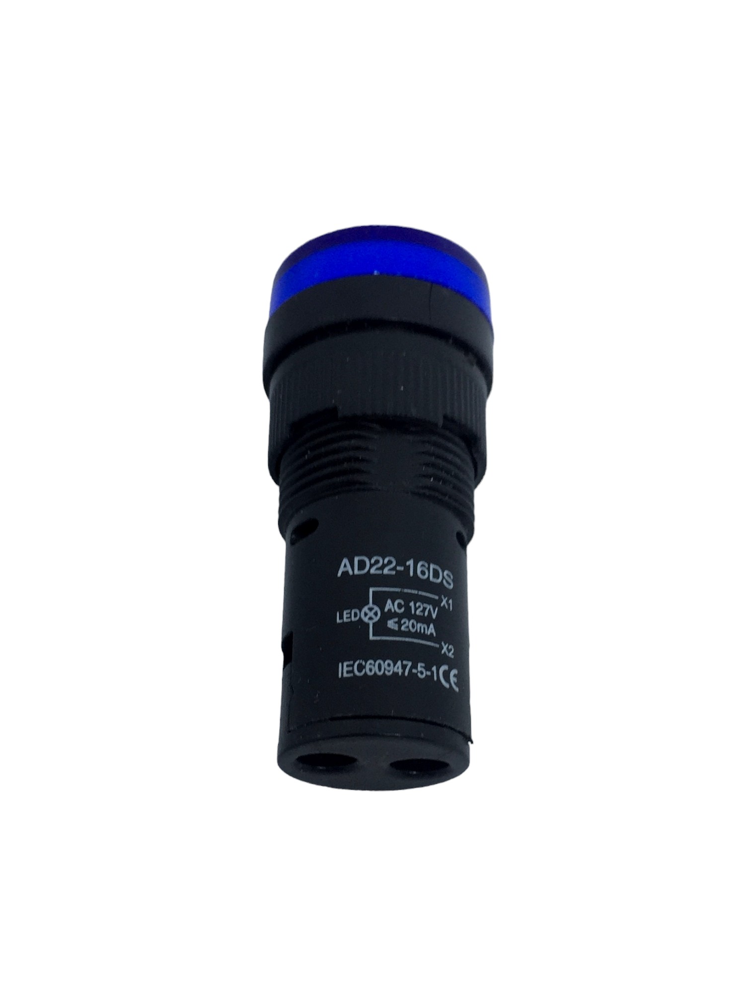 Foco Piloto Led 16mm Azul 24v