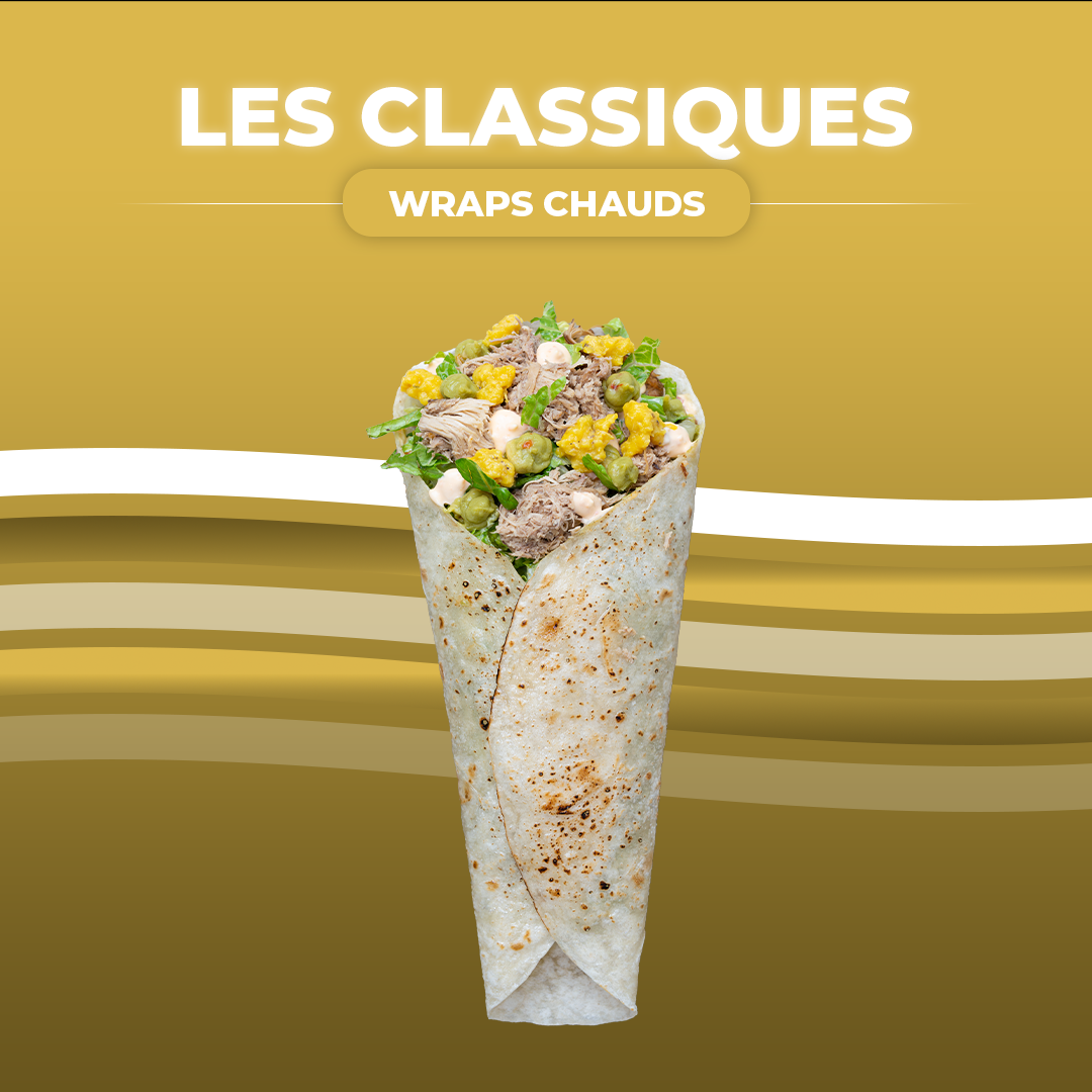 WRAP CHAUD POULET BOUCANÉ