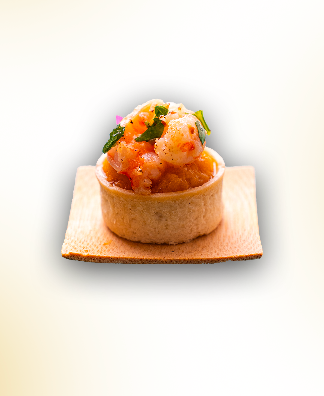TARTELETTE - CREVETTES ÉPICES JERK