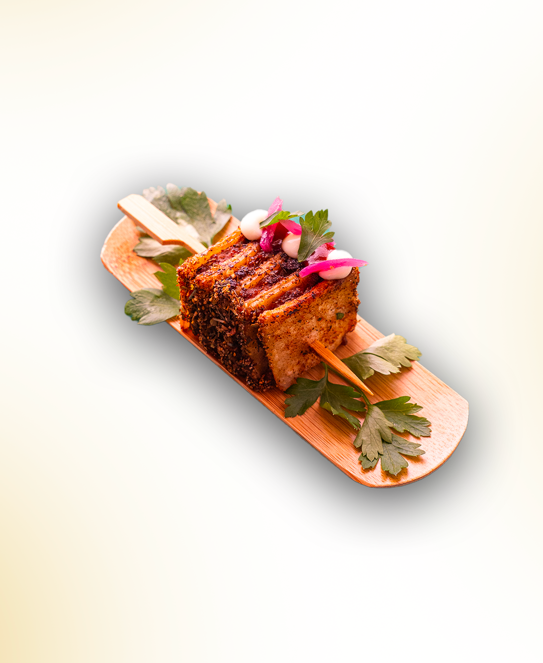 BROCHETTE - BOEUF GRILLÉ GALETTE CRISPY ÉPICES CRÉOLES