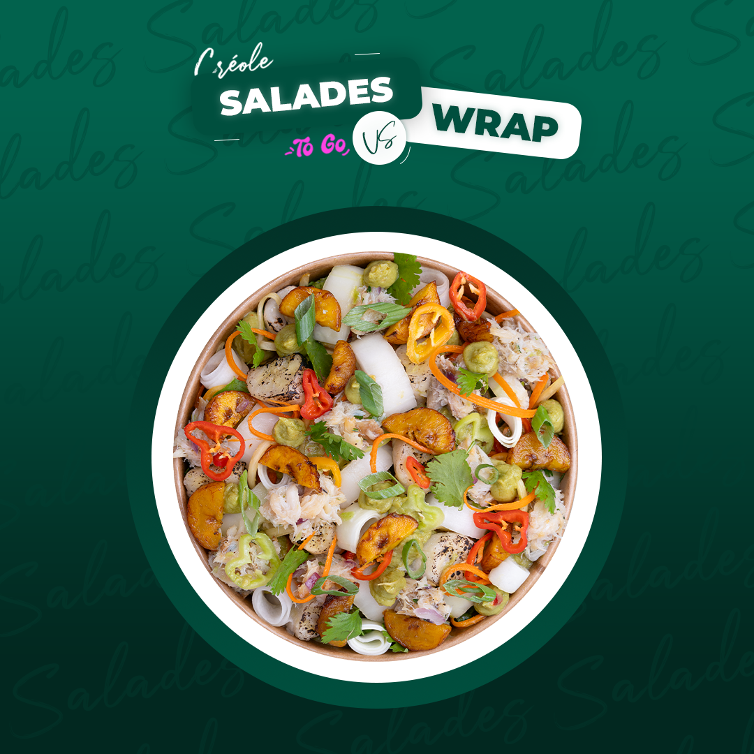 SALADE CRÉOLE MORUE