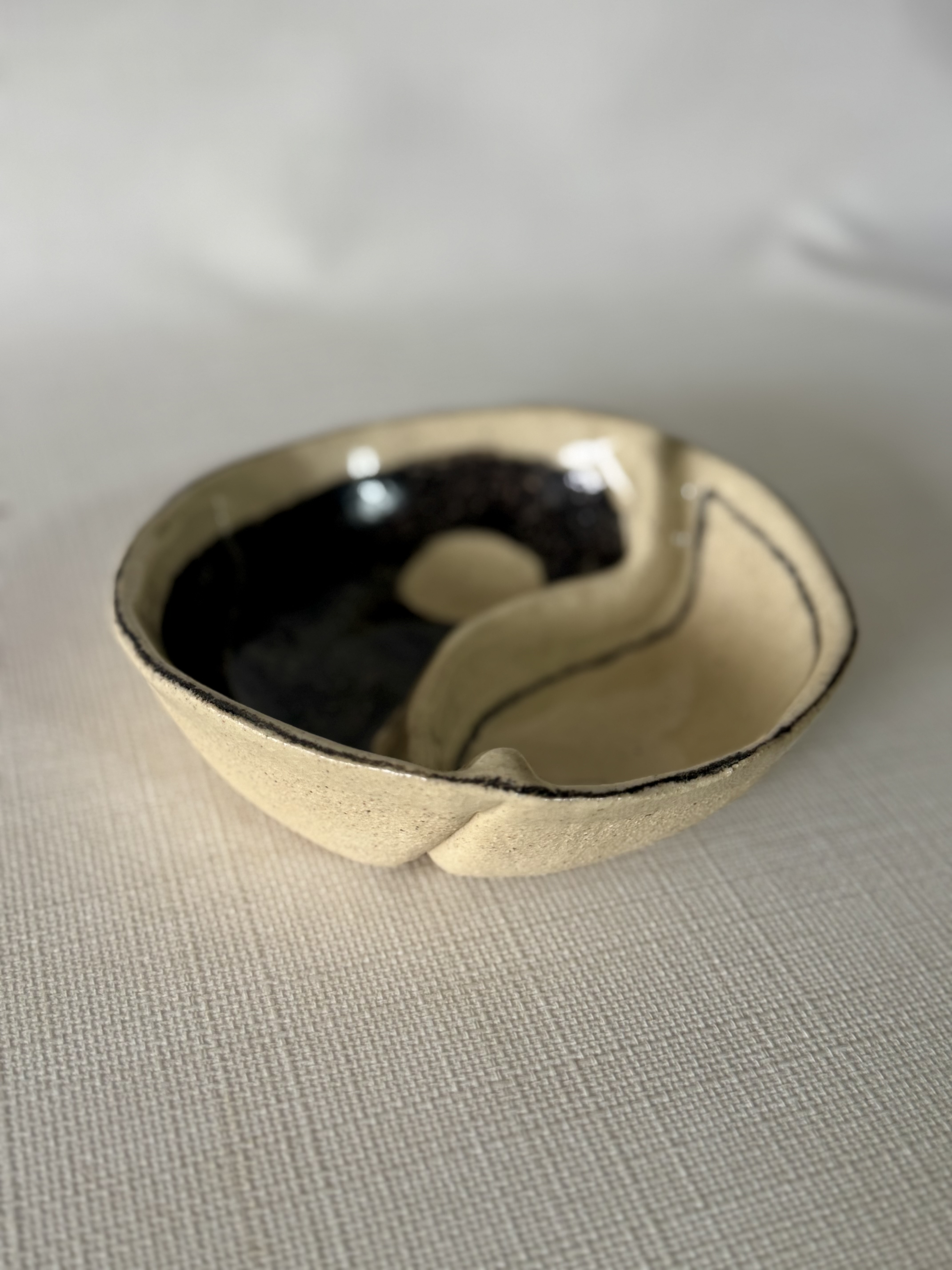 Yin Yang Ceramic Dish