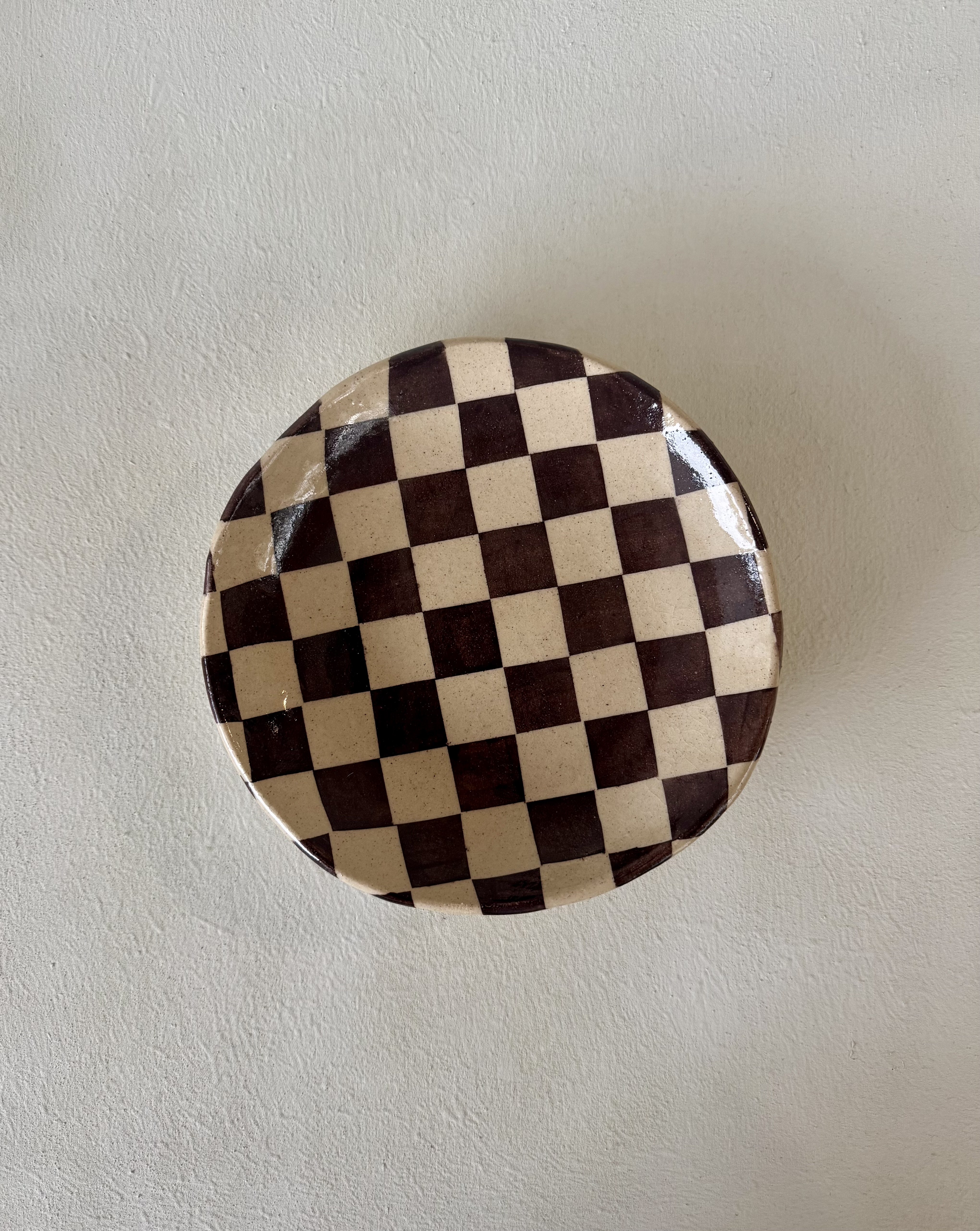Checkered Shallow Bowls