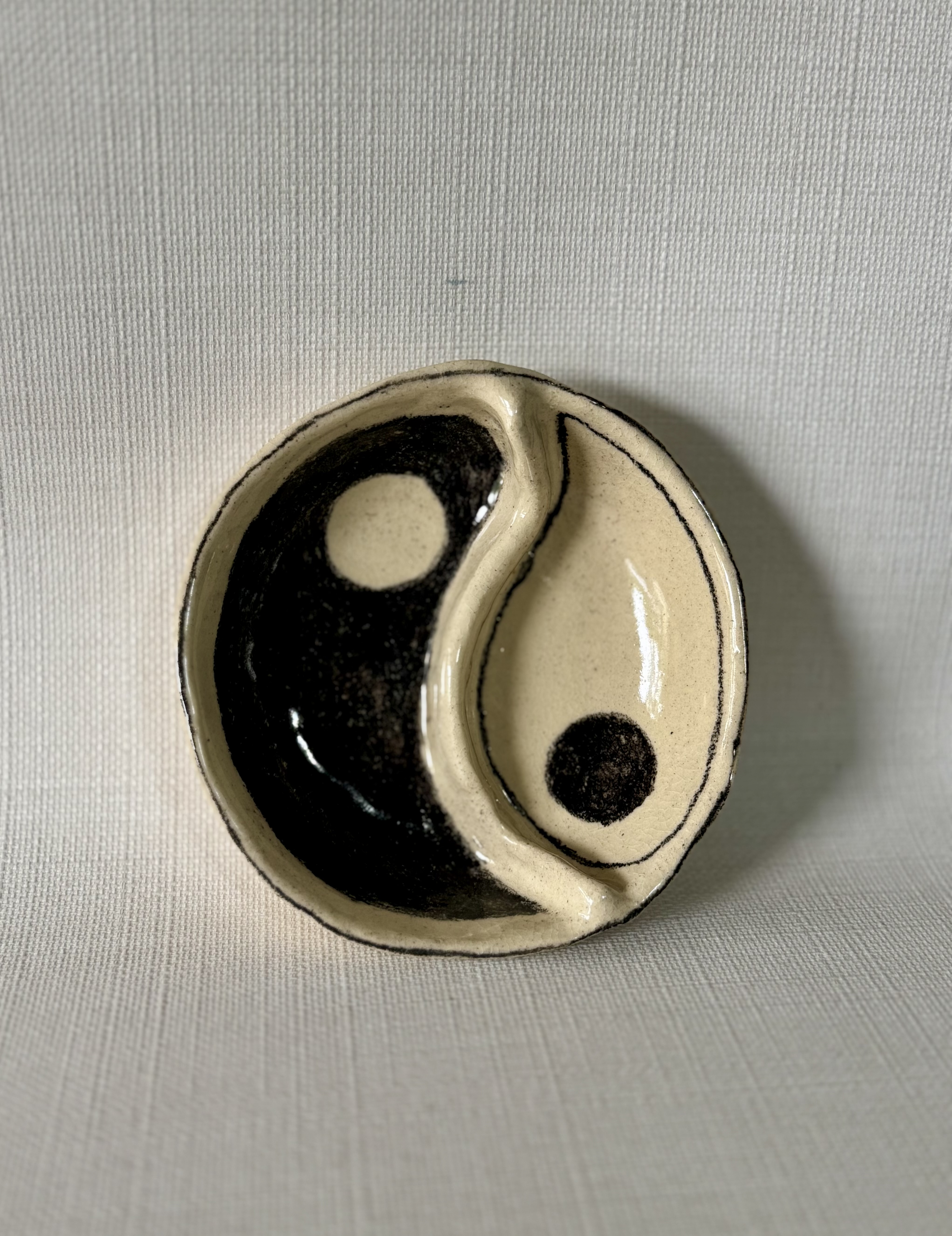 Yin Yang Ceramic Dish