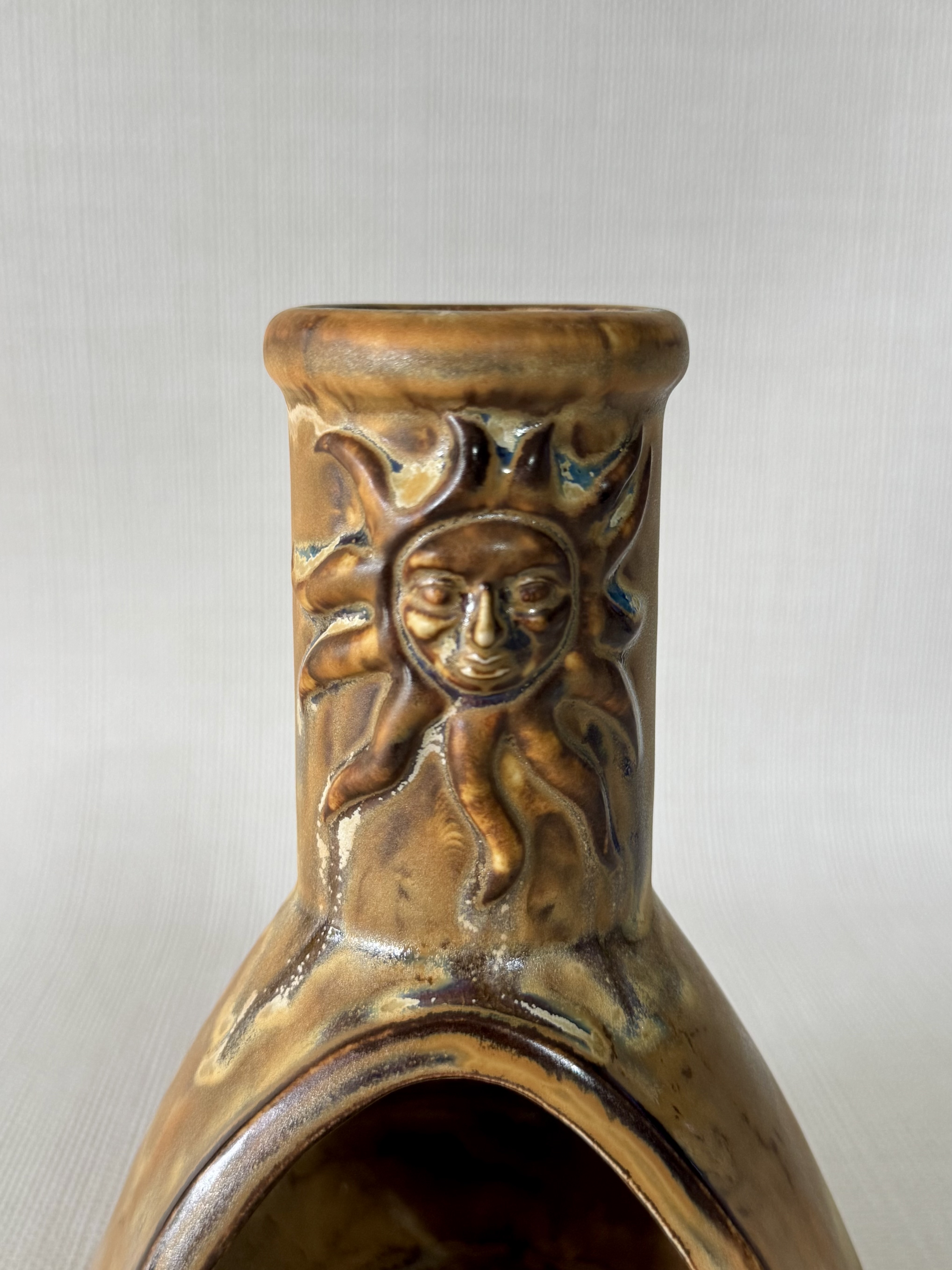 Ceramic Sun Incense Holder
