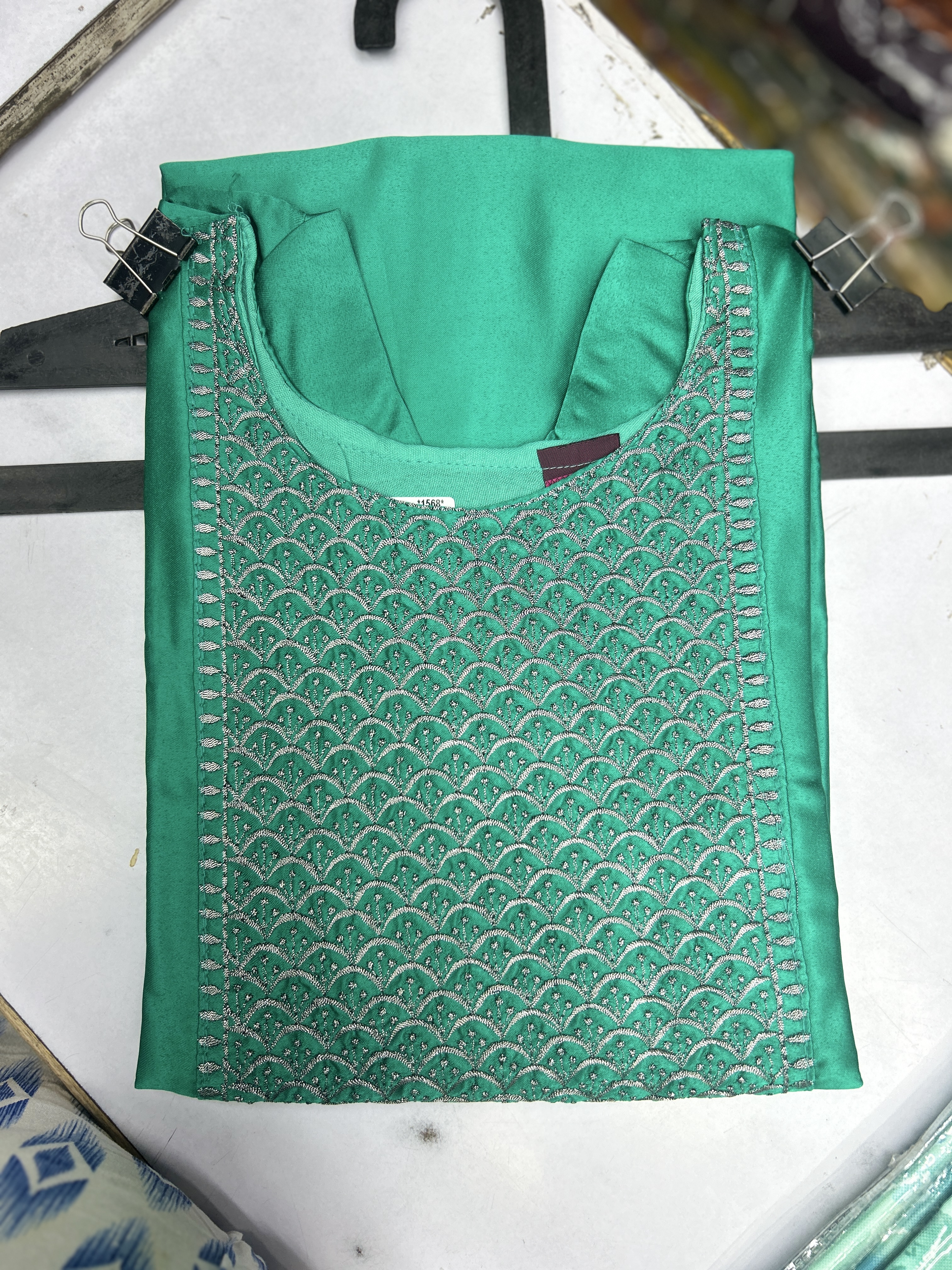 Embroidered Kurta in jasmine material(M to XXL)