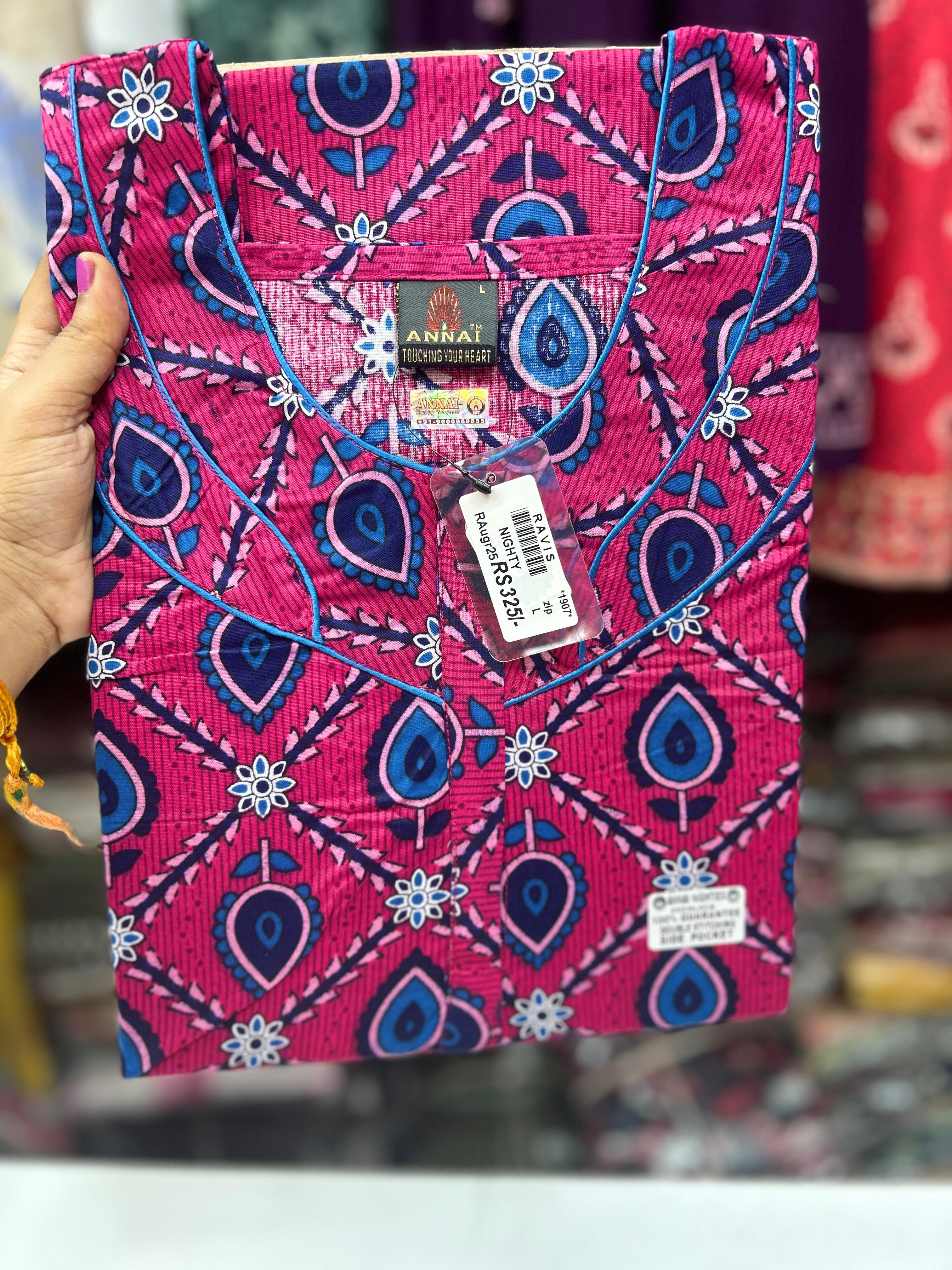 Branded Cotton Nighties (L)