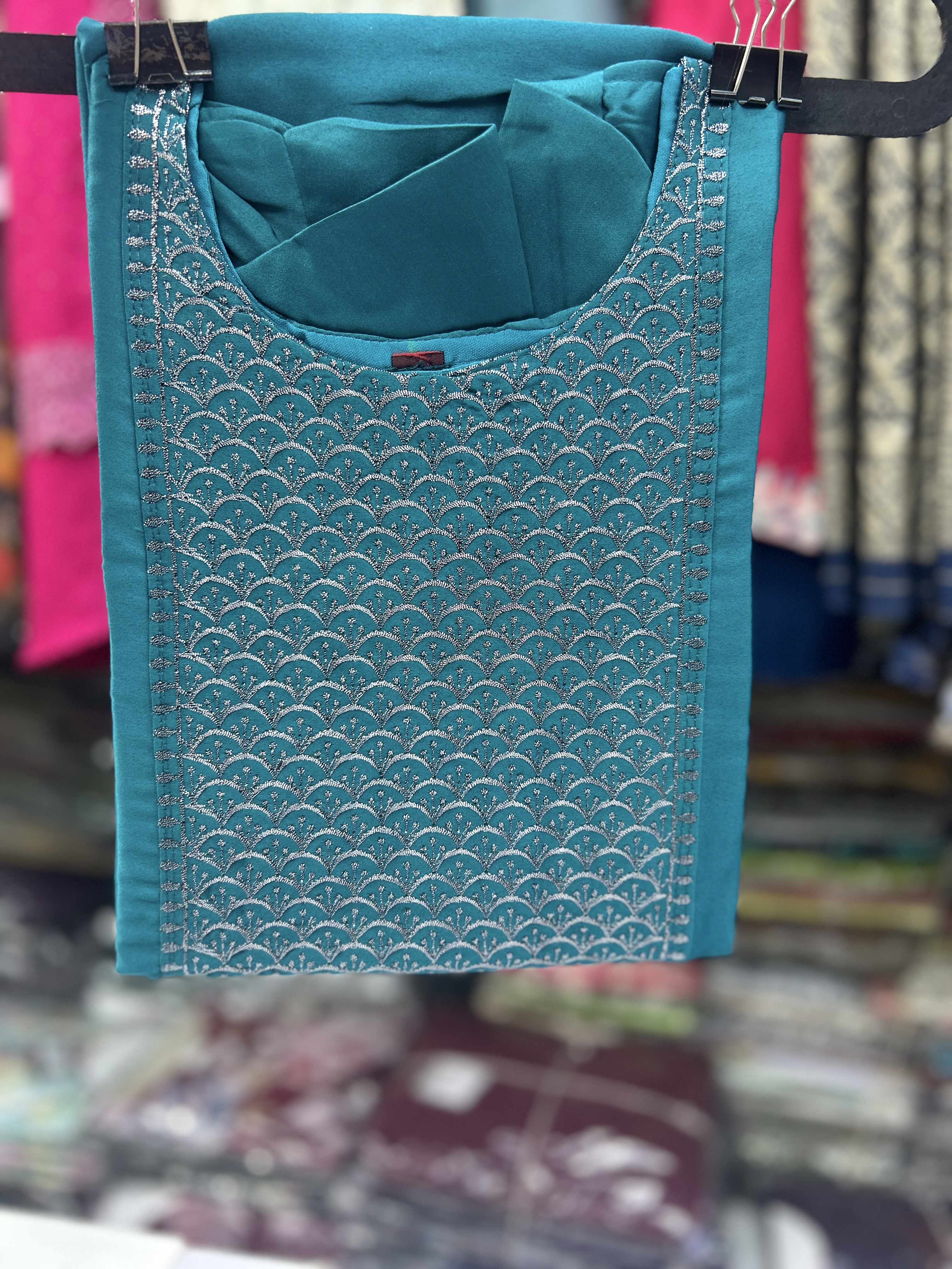 Embroidered Kurta in jasmine material(M to XXL)