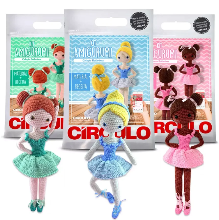 Kit Amigurumi Bailarinas