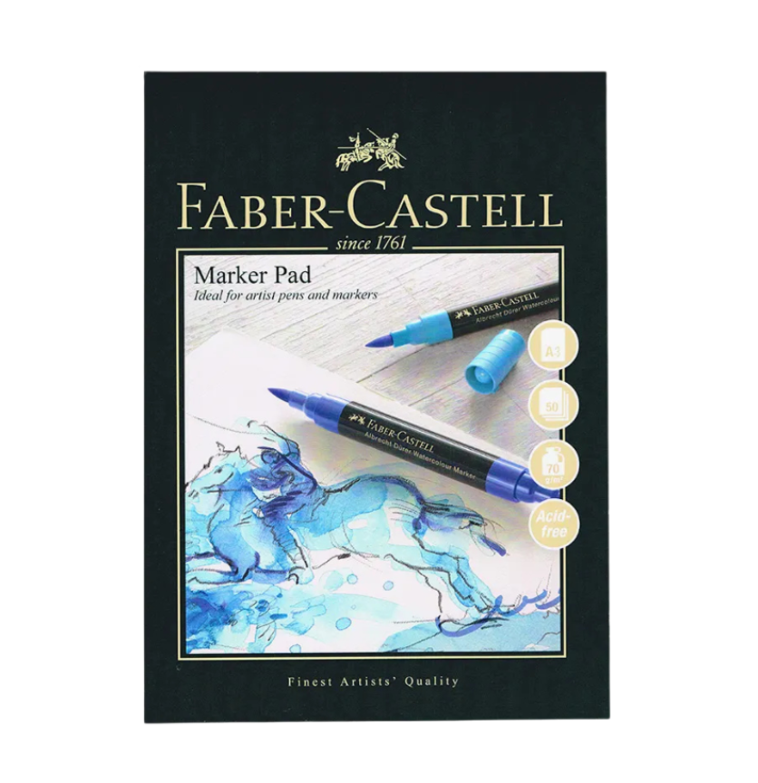 Bloco Papel Marcadores Faber-Castell