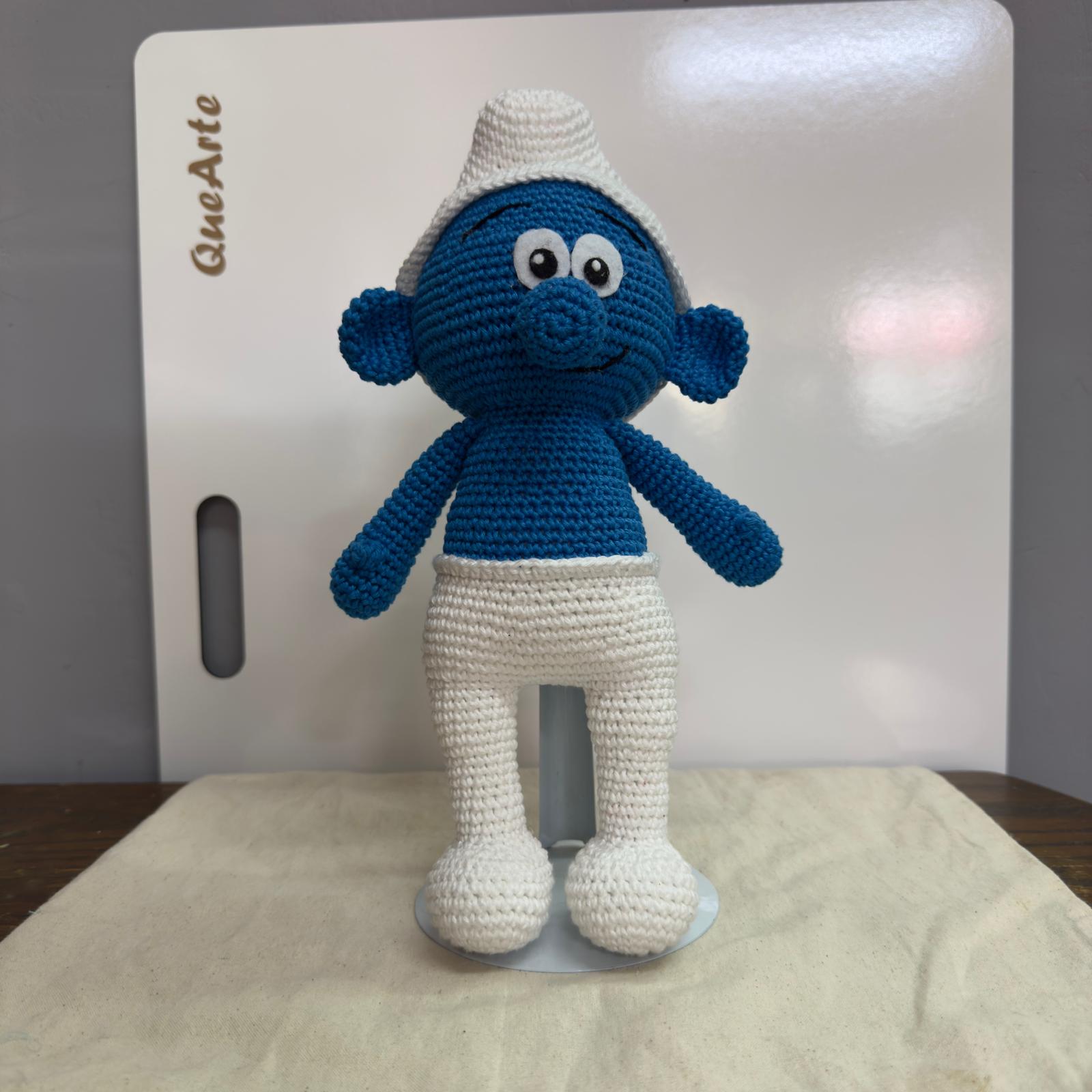 Boneco Smurf Artesanal