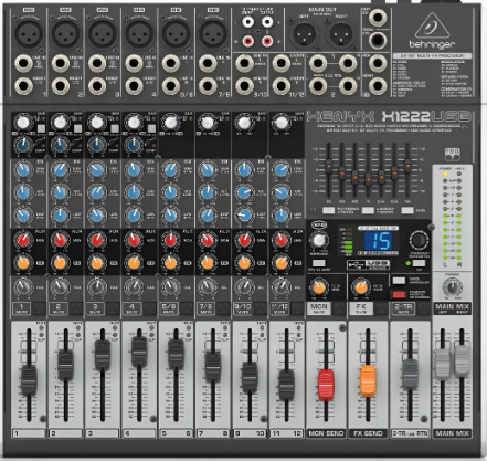 CONSOLA USADA   Behringer Xenyx QX1222USB Mixer