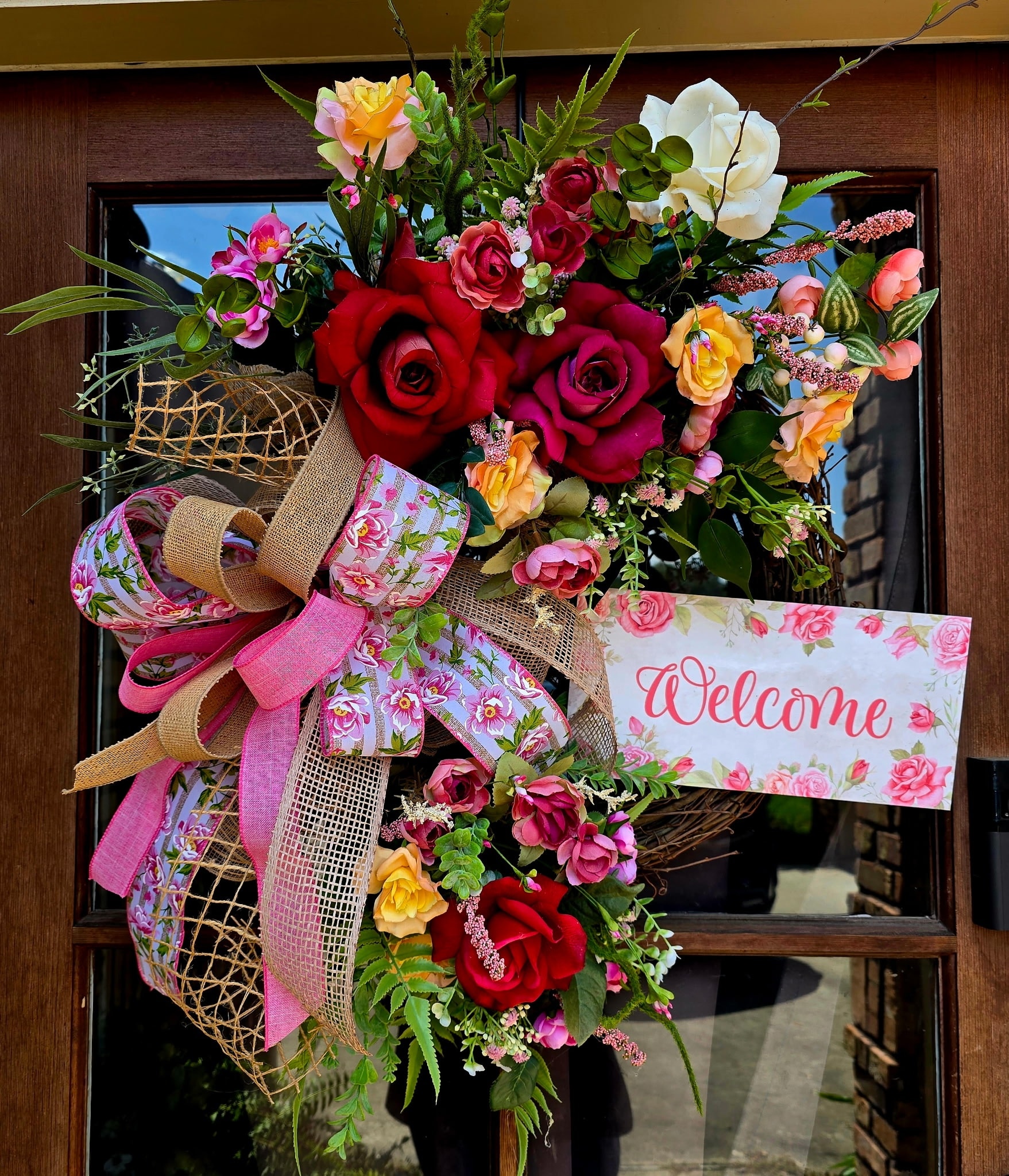 Welcome Door Wreath