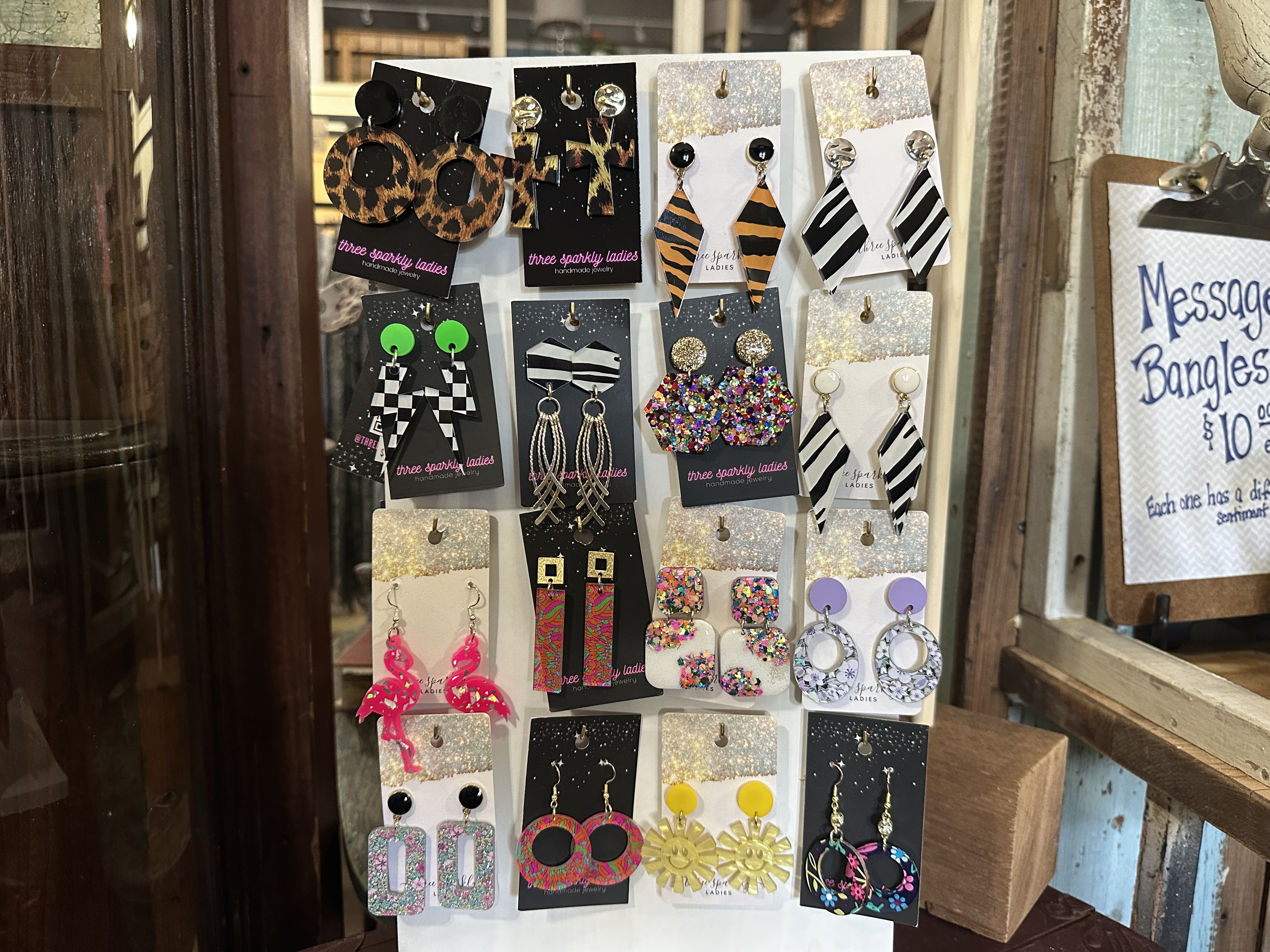 Acrylic Earring Collection