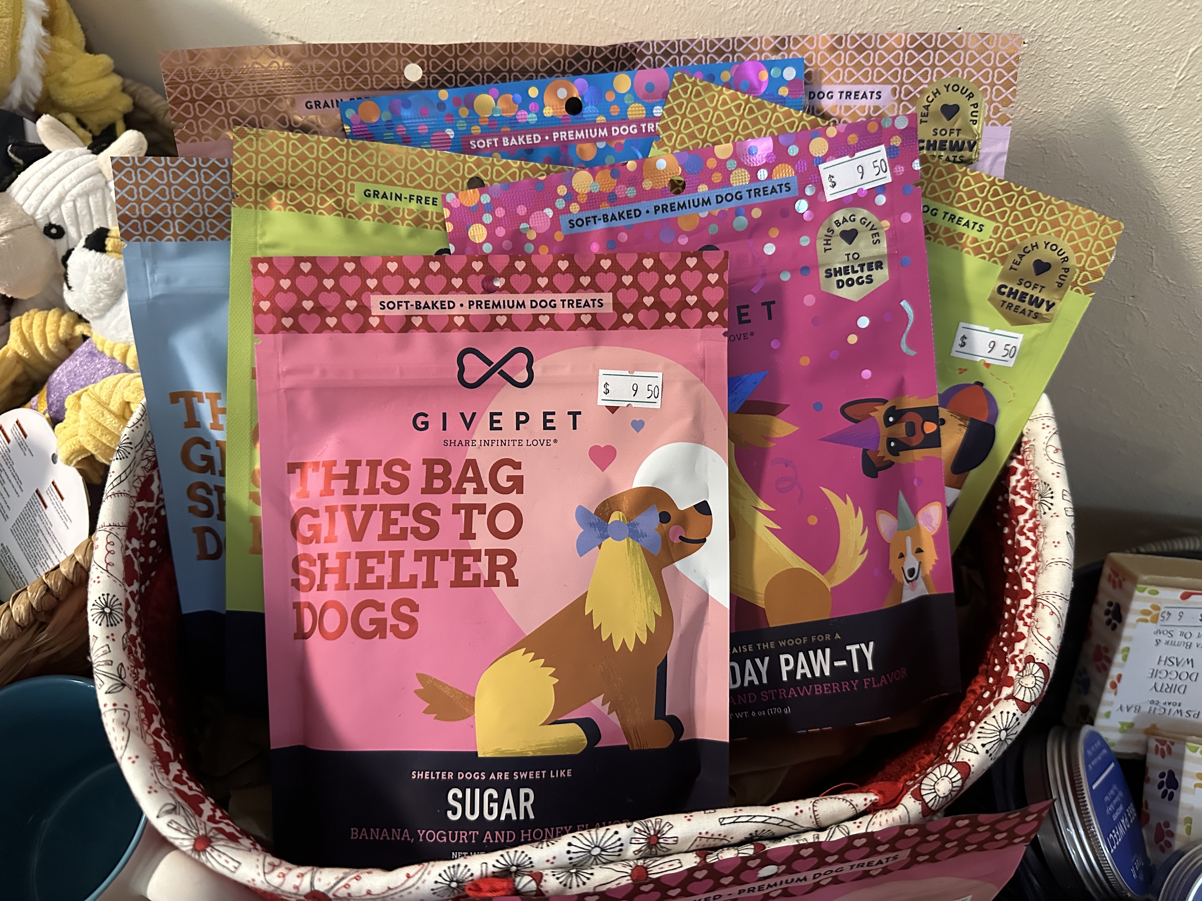 Dog Treats, Toys & Soap