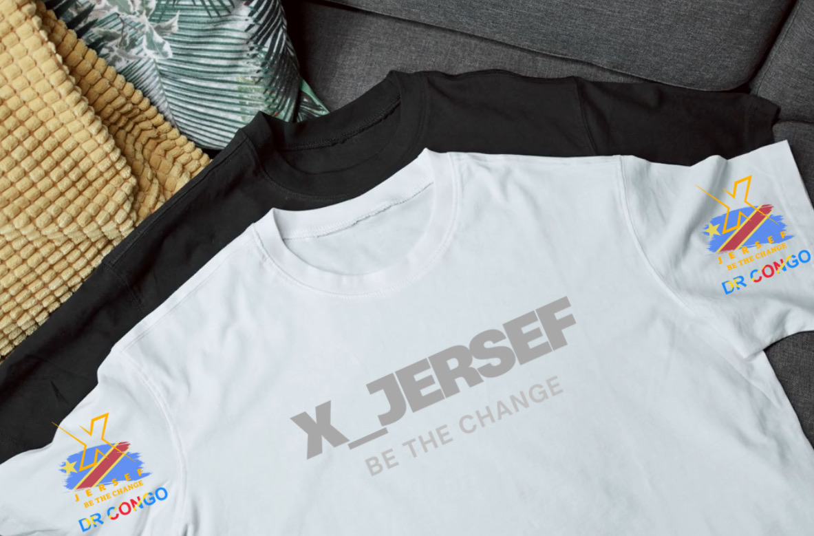 T-shirt X_JERSEF DR Congo Blanc