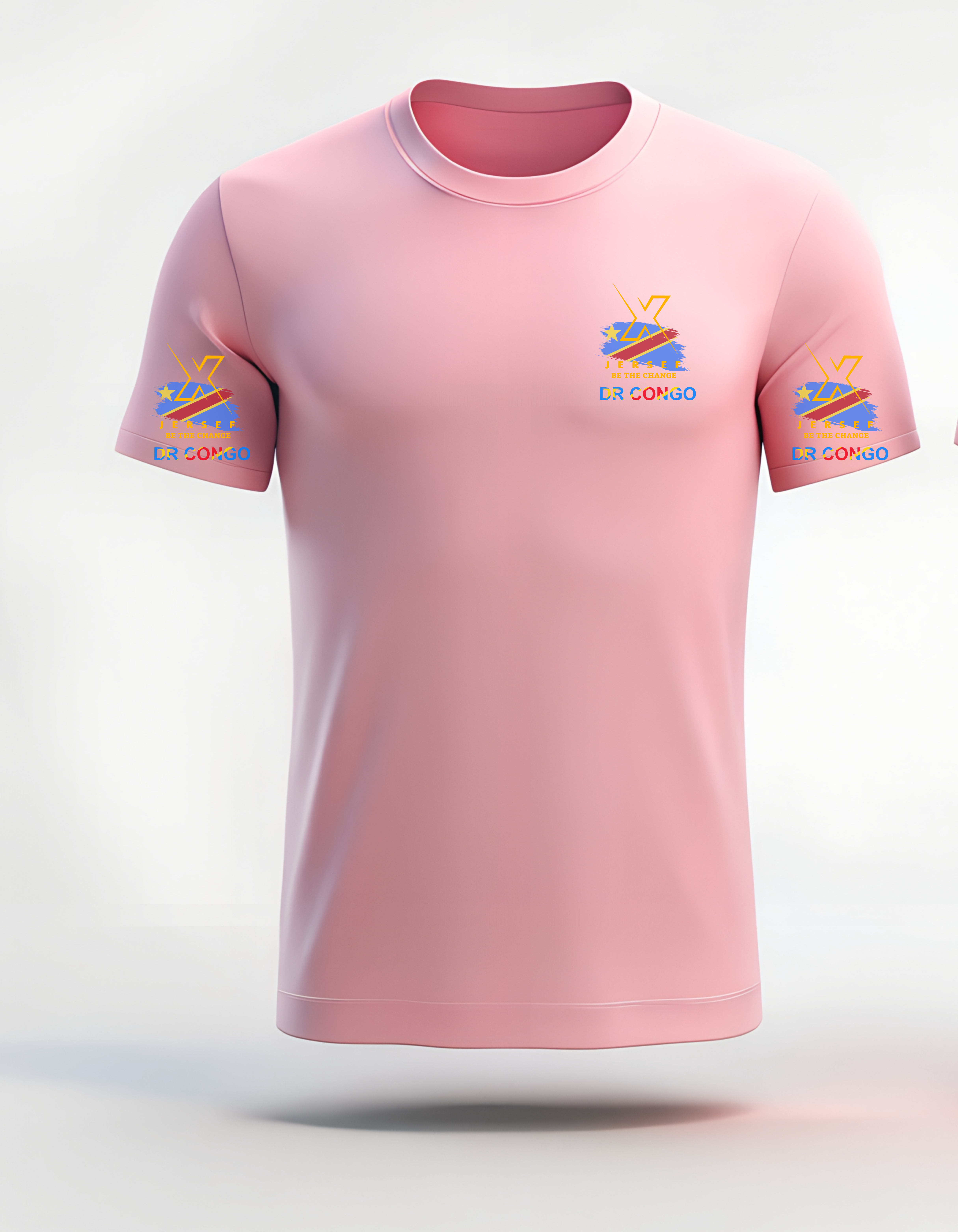 T-shirt rose clair 'Le Congo'