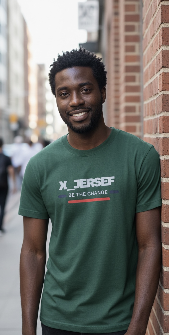 T-shirt X_JERSEF vert