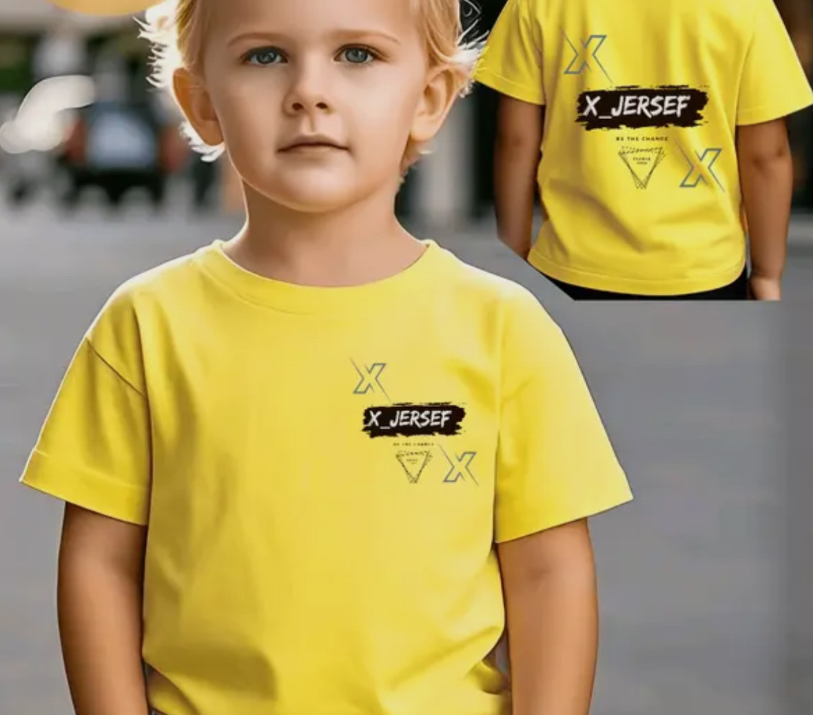 T-shirt enfant X_JERSEF jaune
