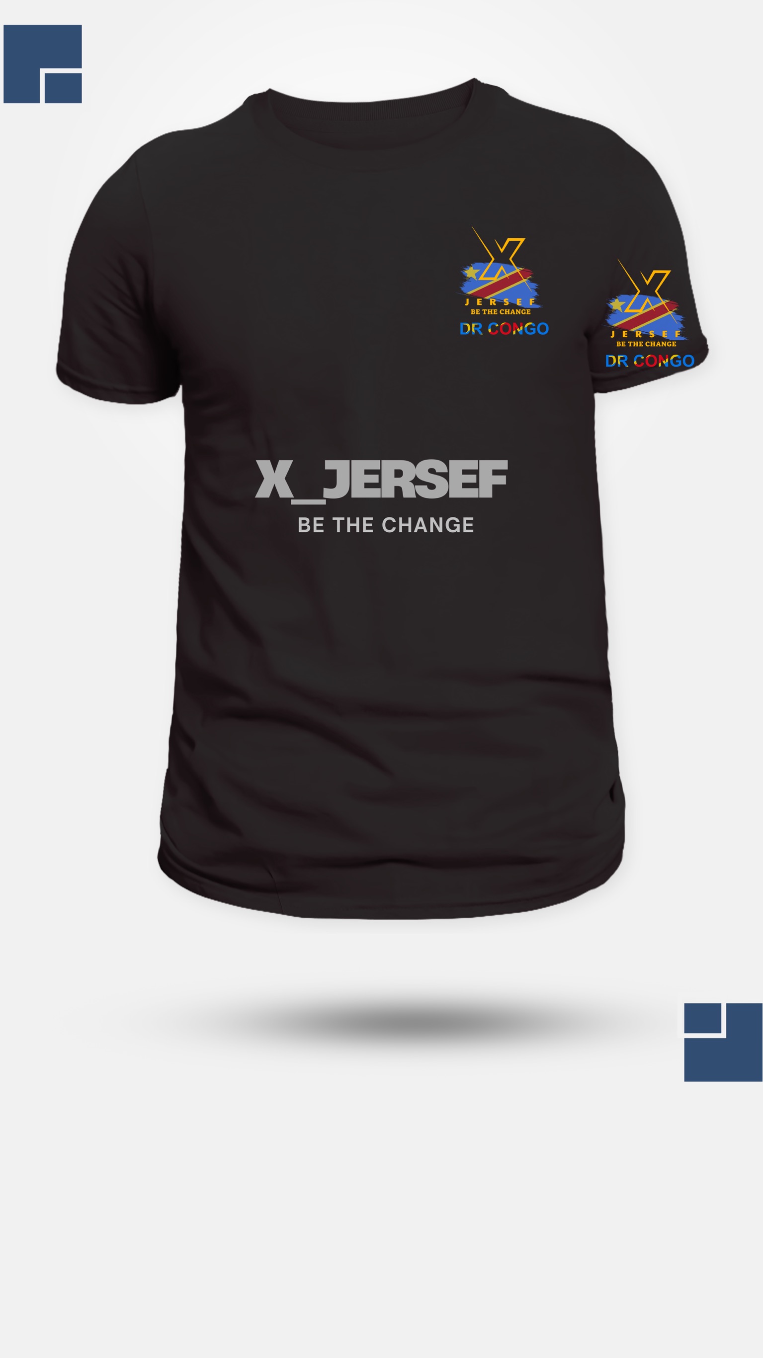 T-shirt X Jersef Fusion DR Congo - Polyester