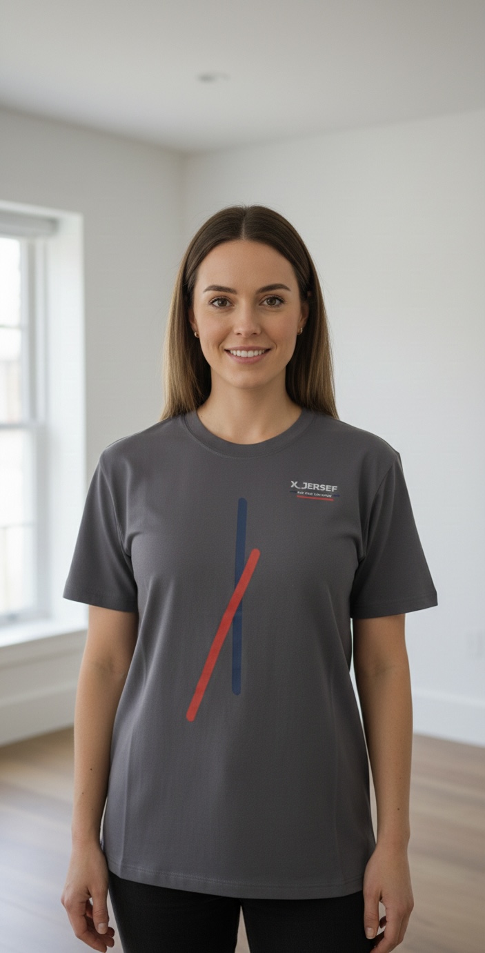 T-shirt gris moderne