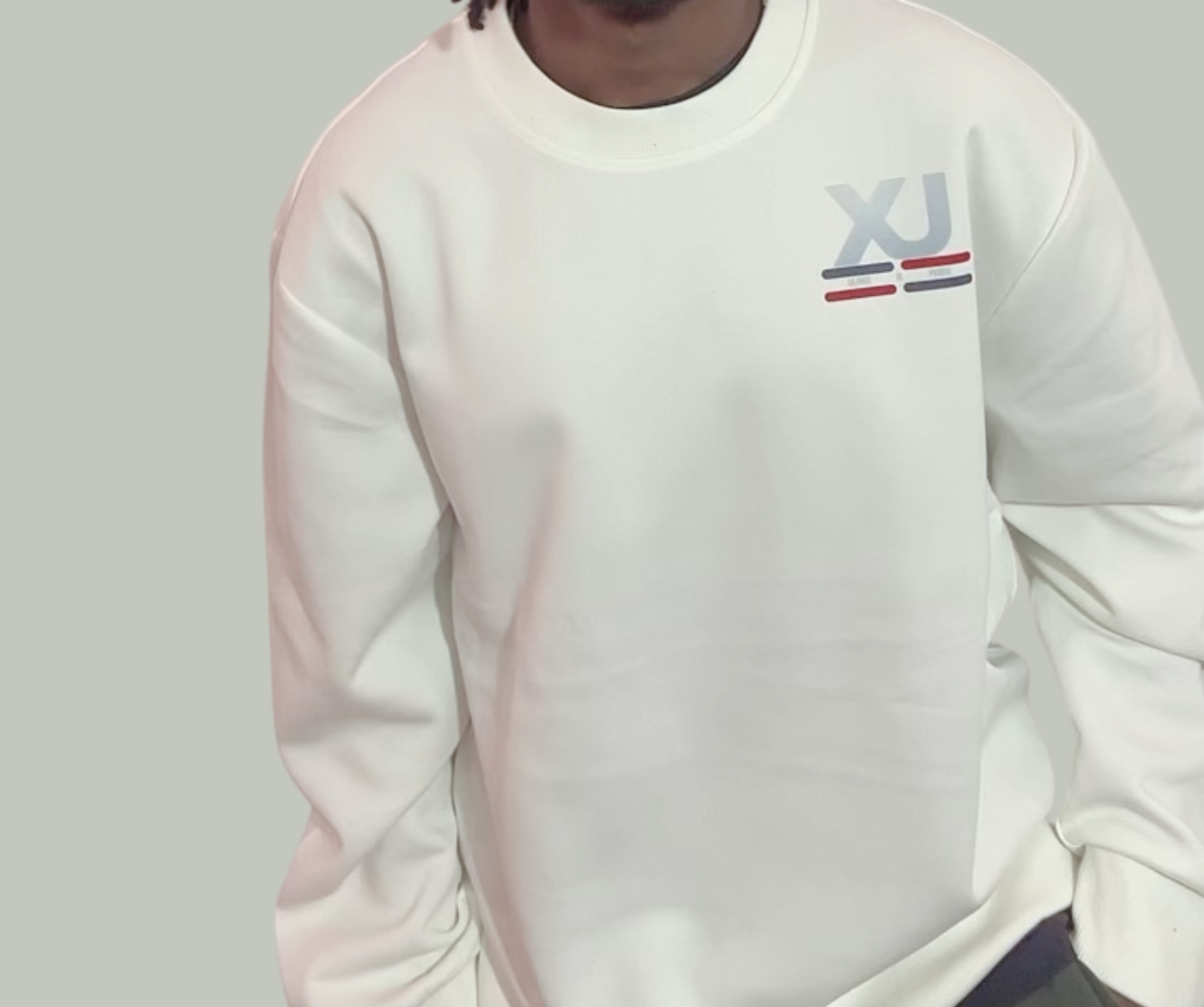 Sweatshirt blanc XJ