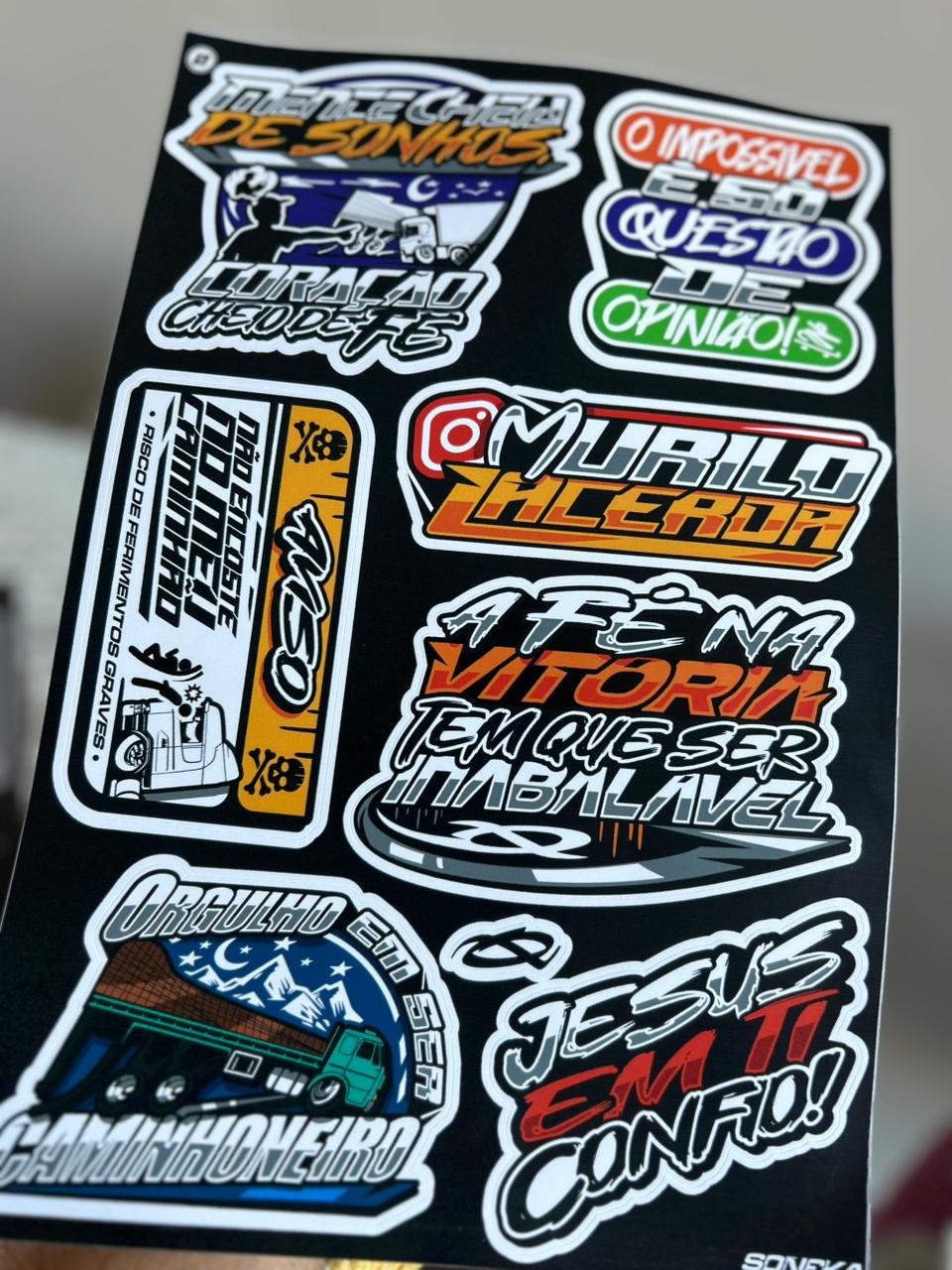 CARTELAS ADESIVOS VARIADOS