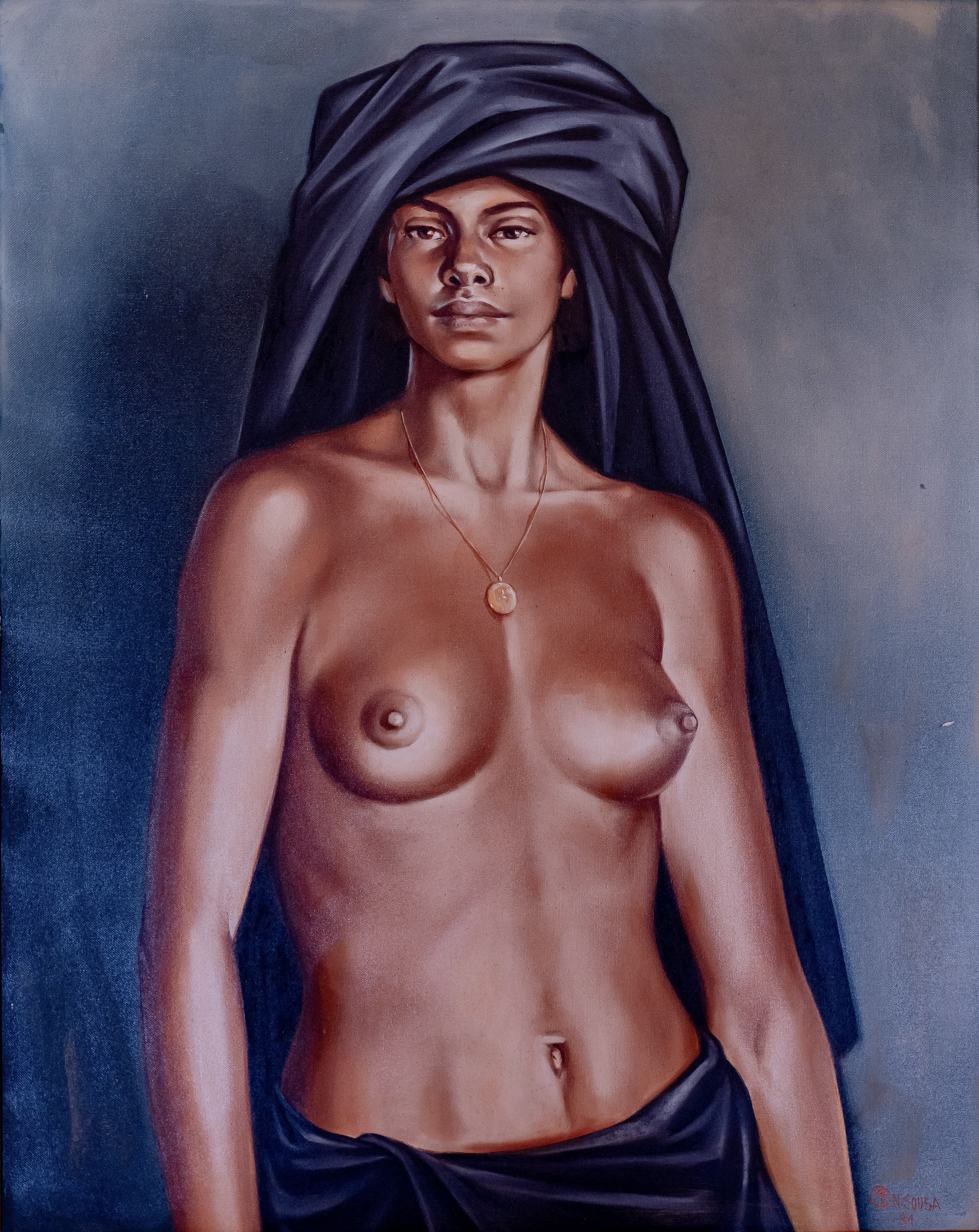 34 | Angola - Luanda, Viuva com Medalha